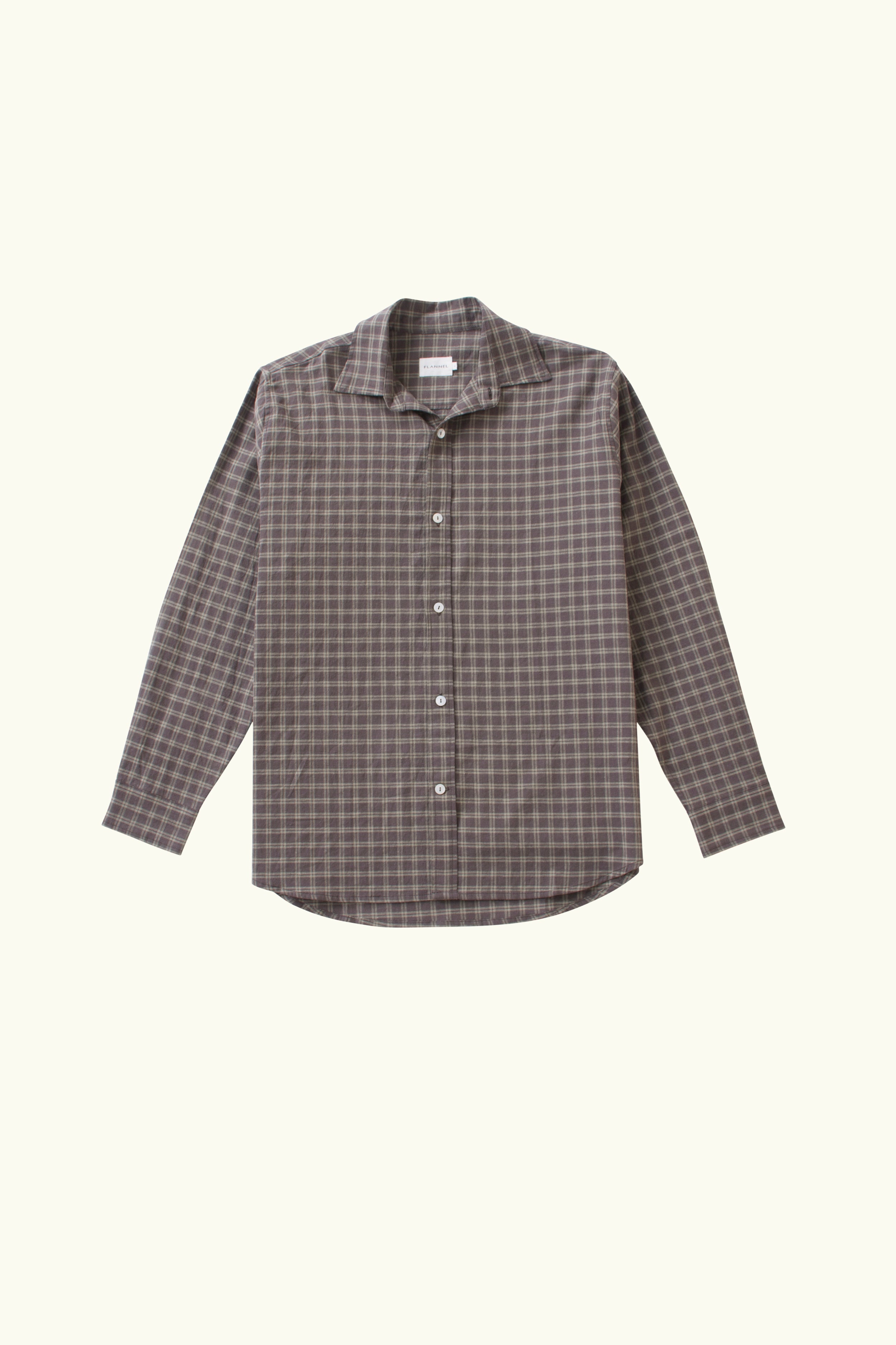 Nikolas Check Hemp Cotton Shirt