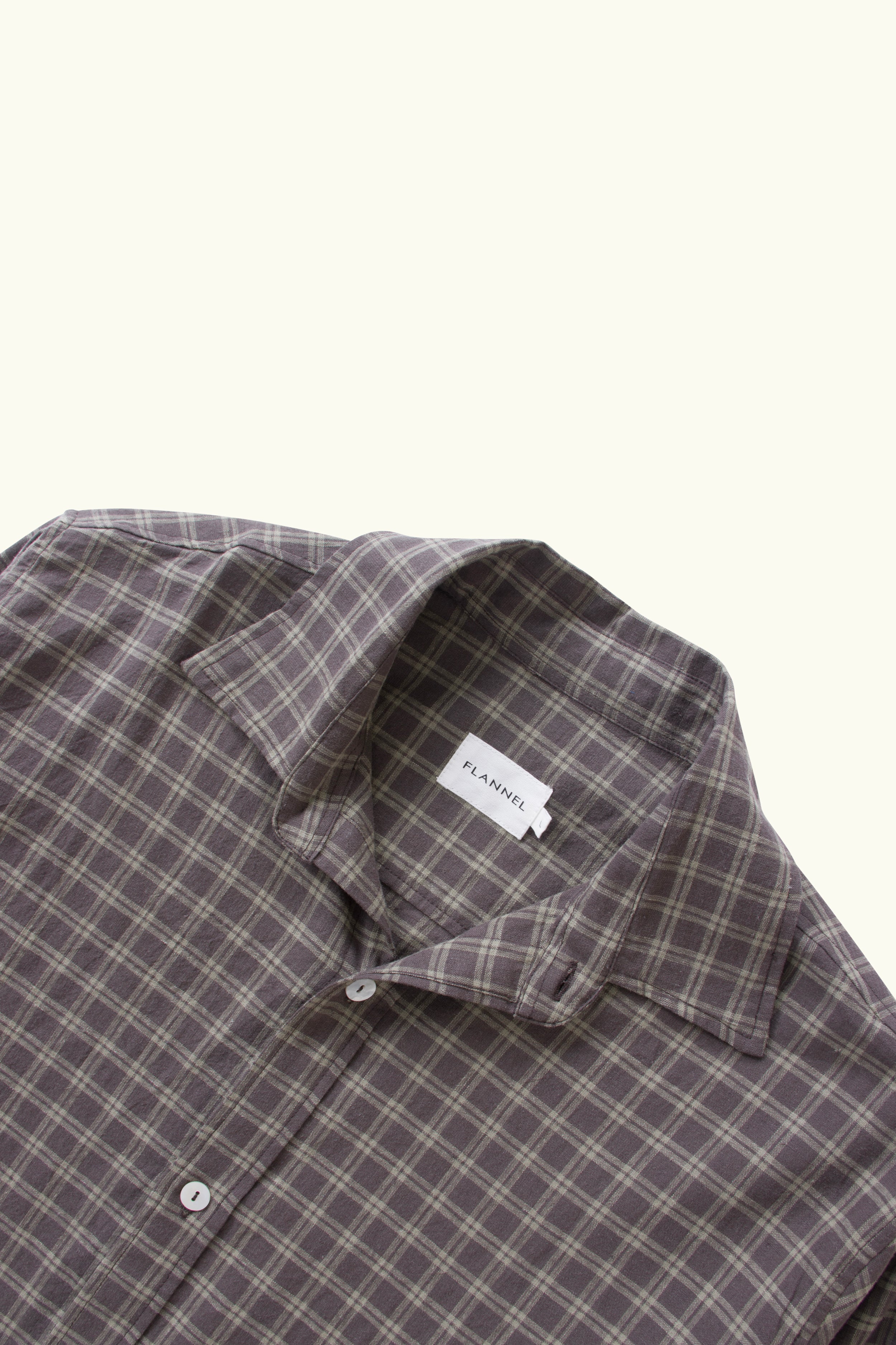 Nikolas Check Hemp Cotton Shirt