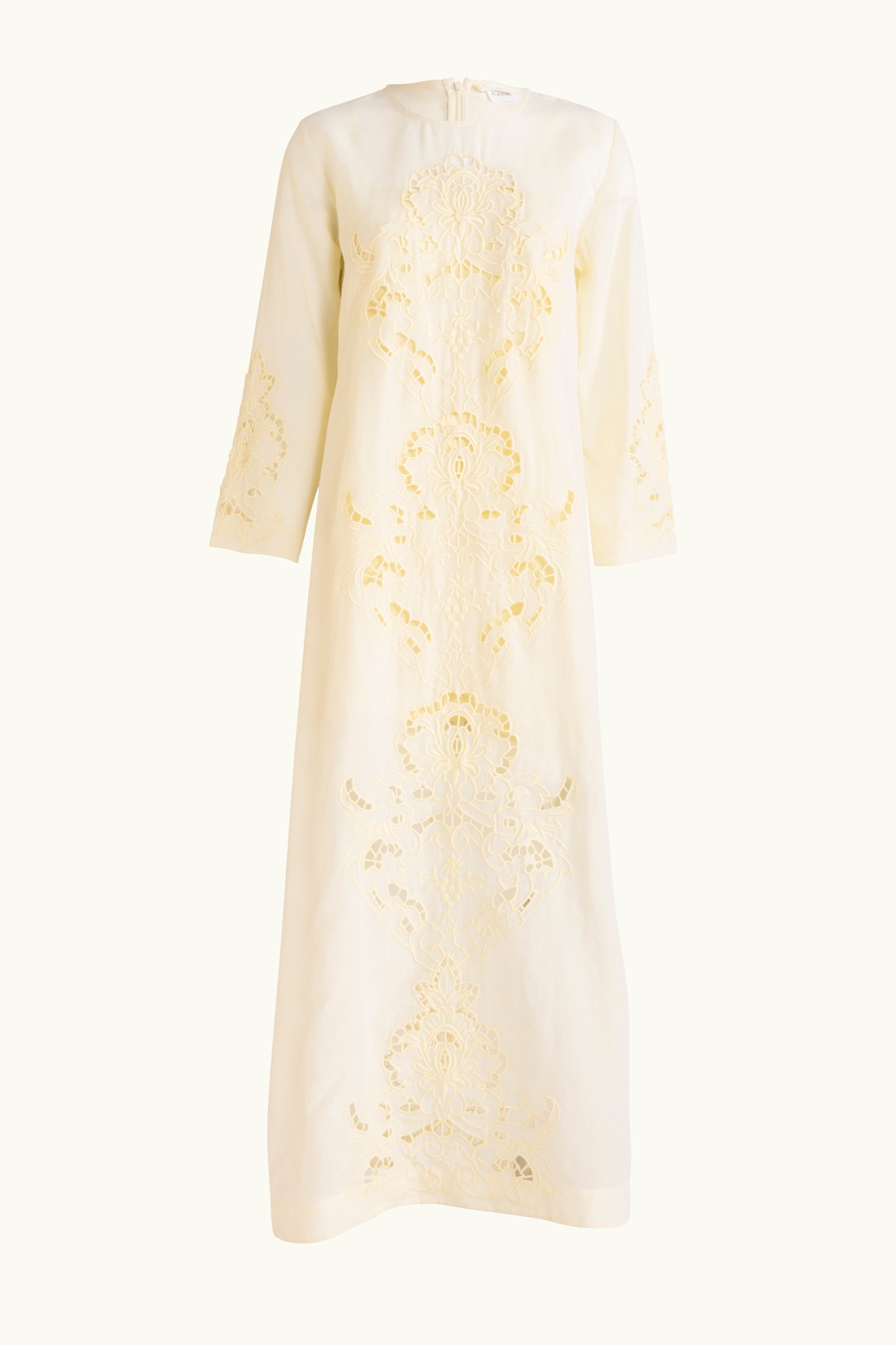Pascal Embroidered Cutout Tunic Dress