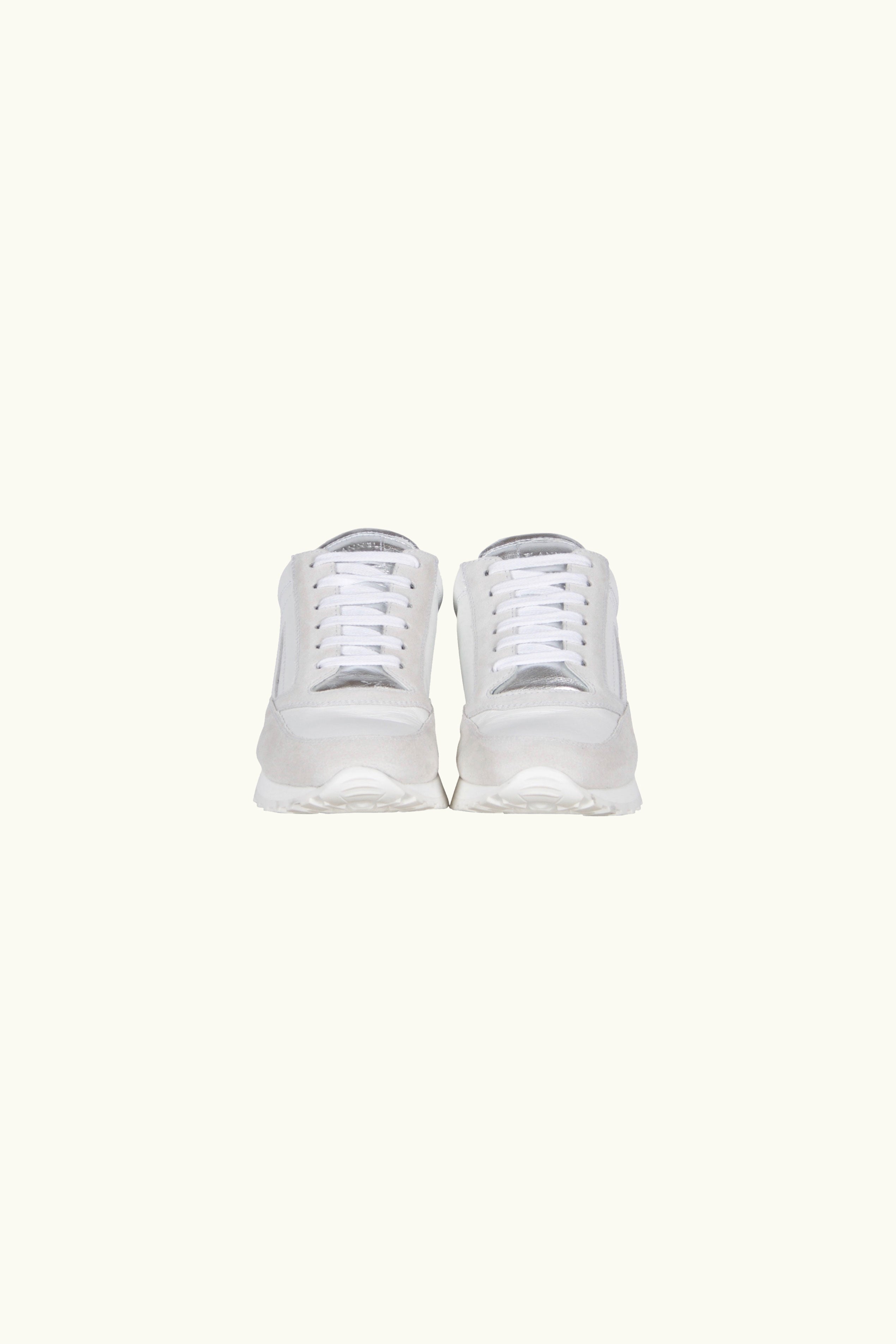 FLANNEL White Leather Sneaker