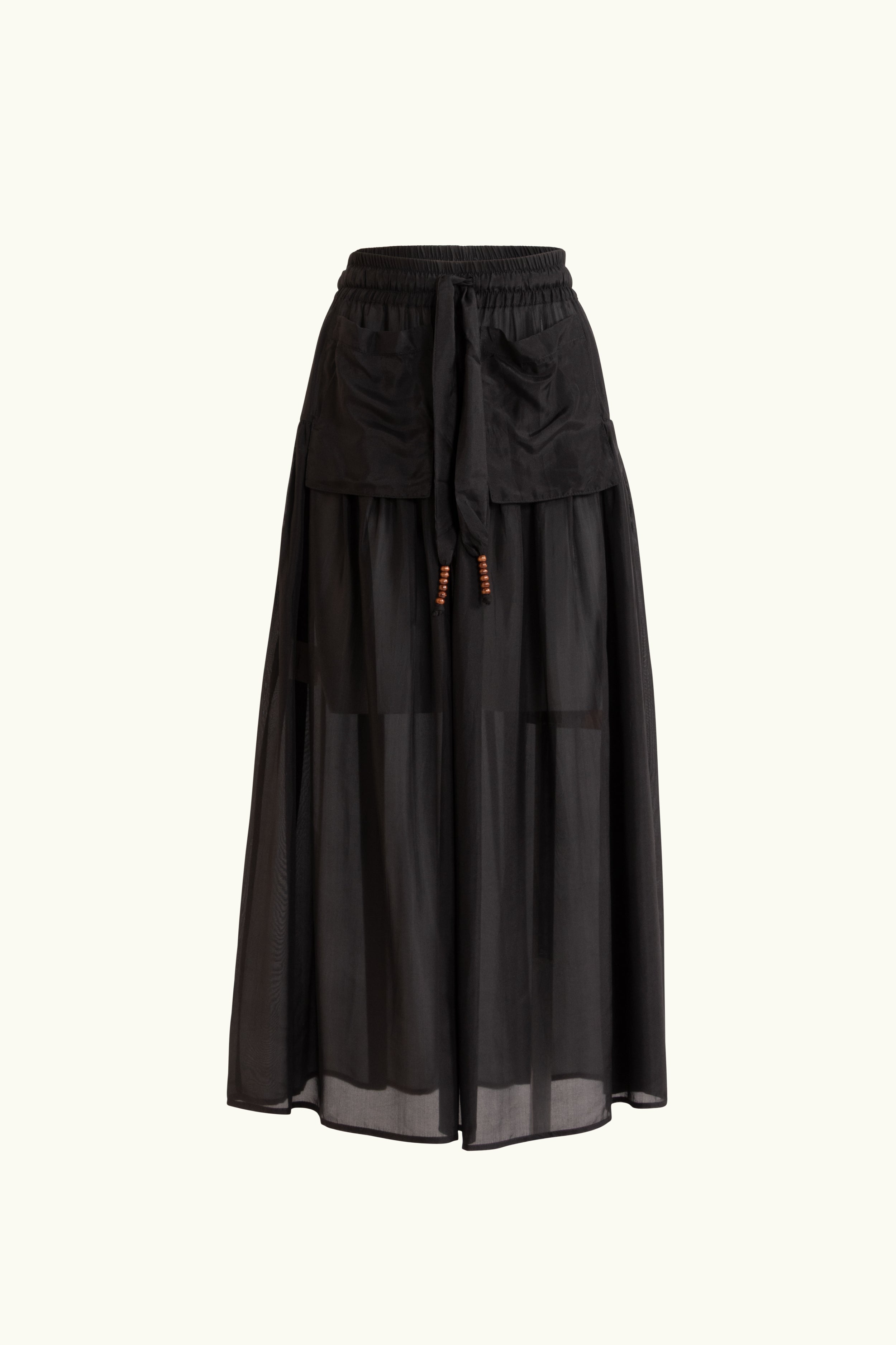 Amal Silk Habotai Skirt