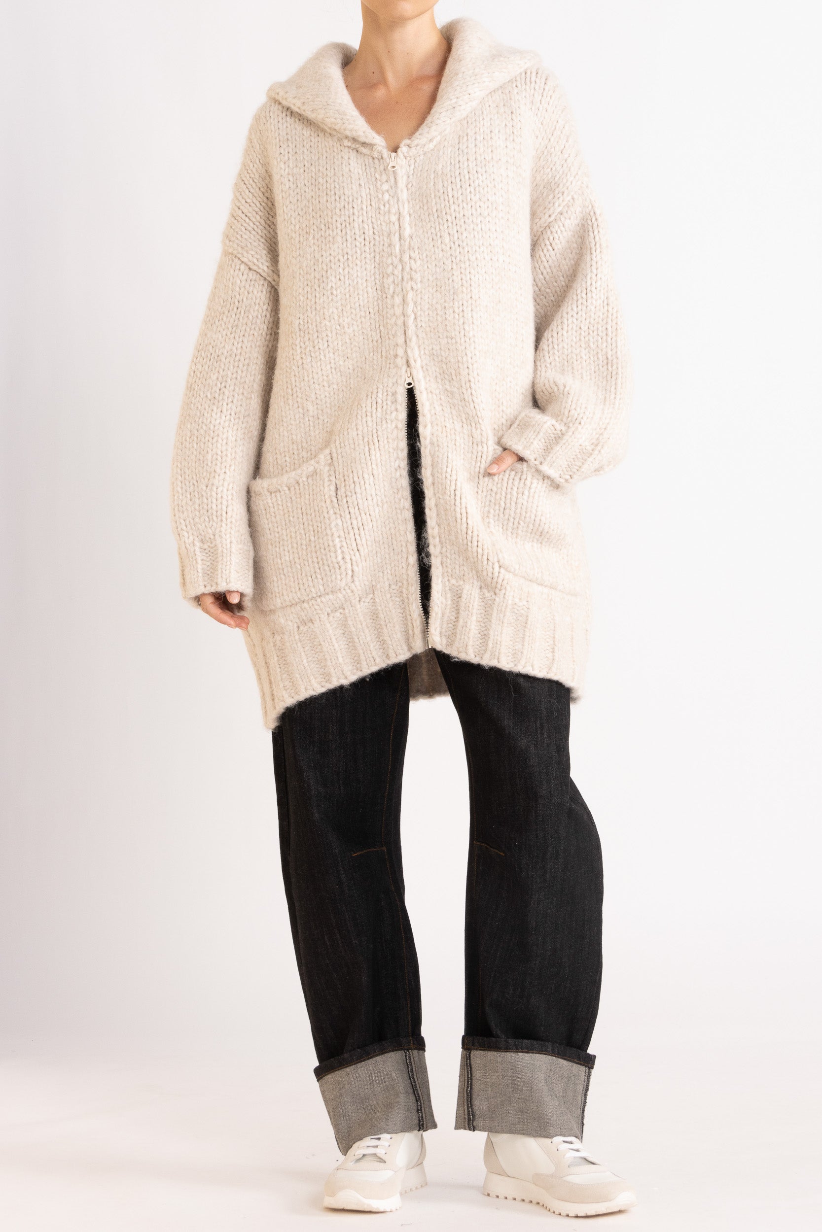 Beatrix Hand-Knit Cardigan