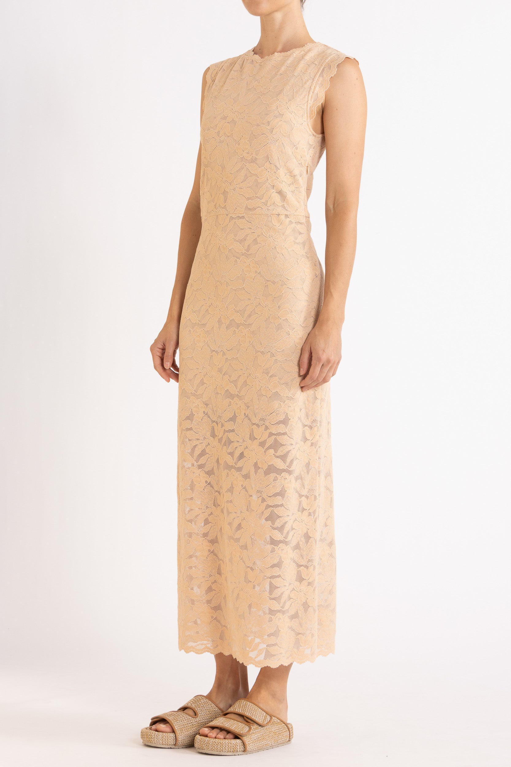 Erika Sleeveless Lace Dress