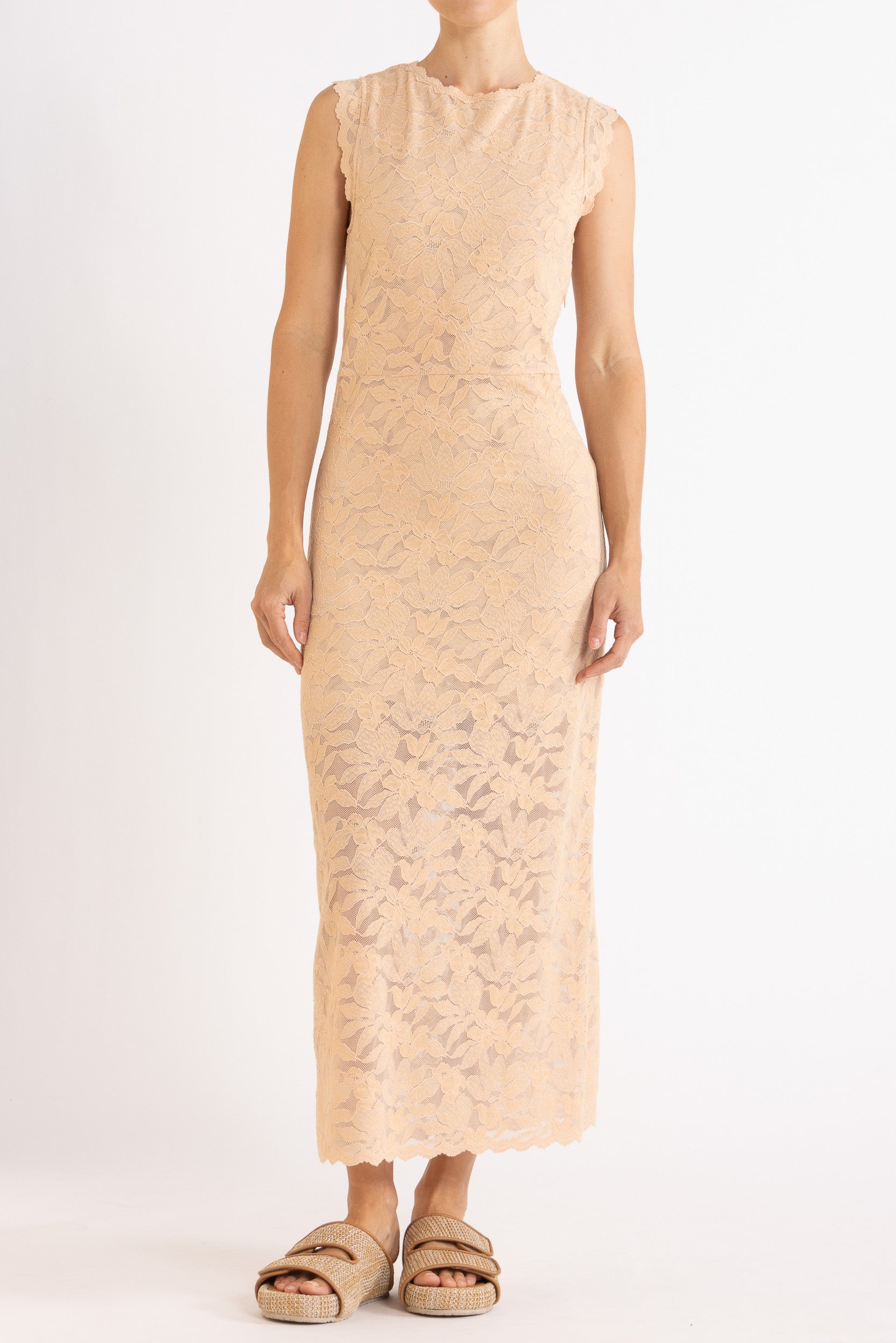 Erika Sleeveless Lace Dress