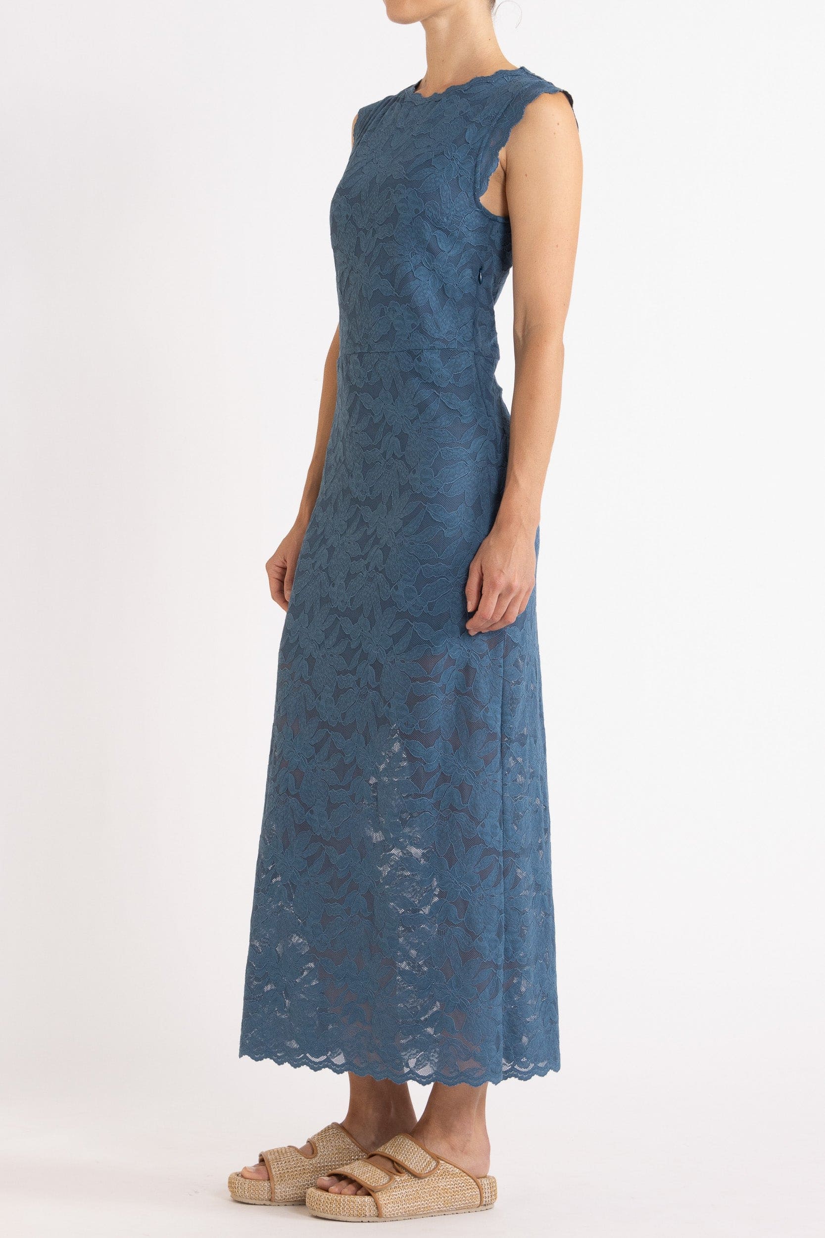 Erika Sleeveless Lace Dress