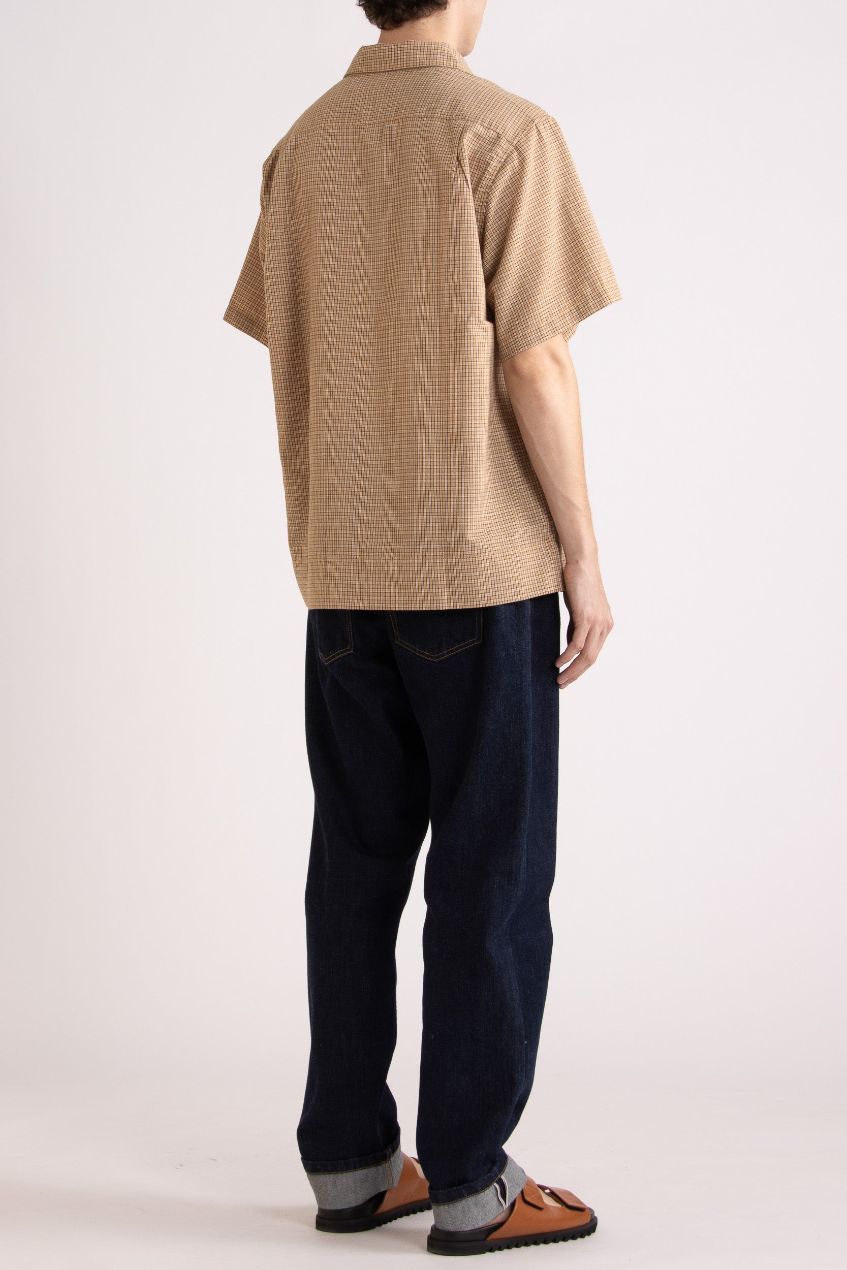 Travis Check Cotton Short Sleeve Shirt