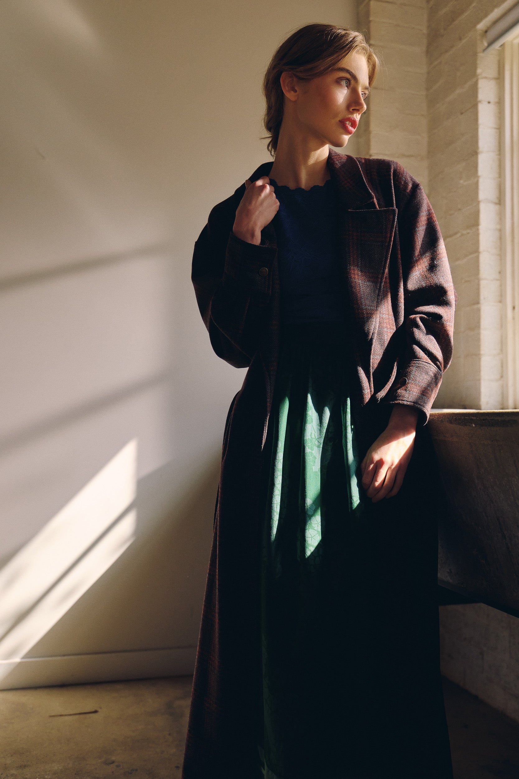 Orla Check Coat