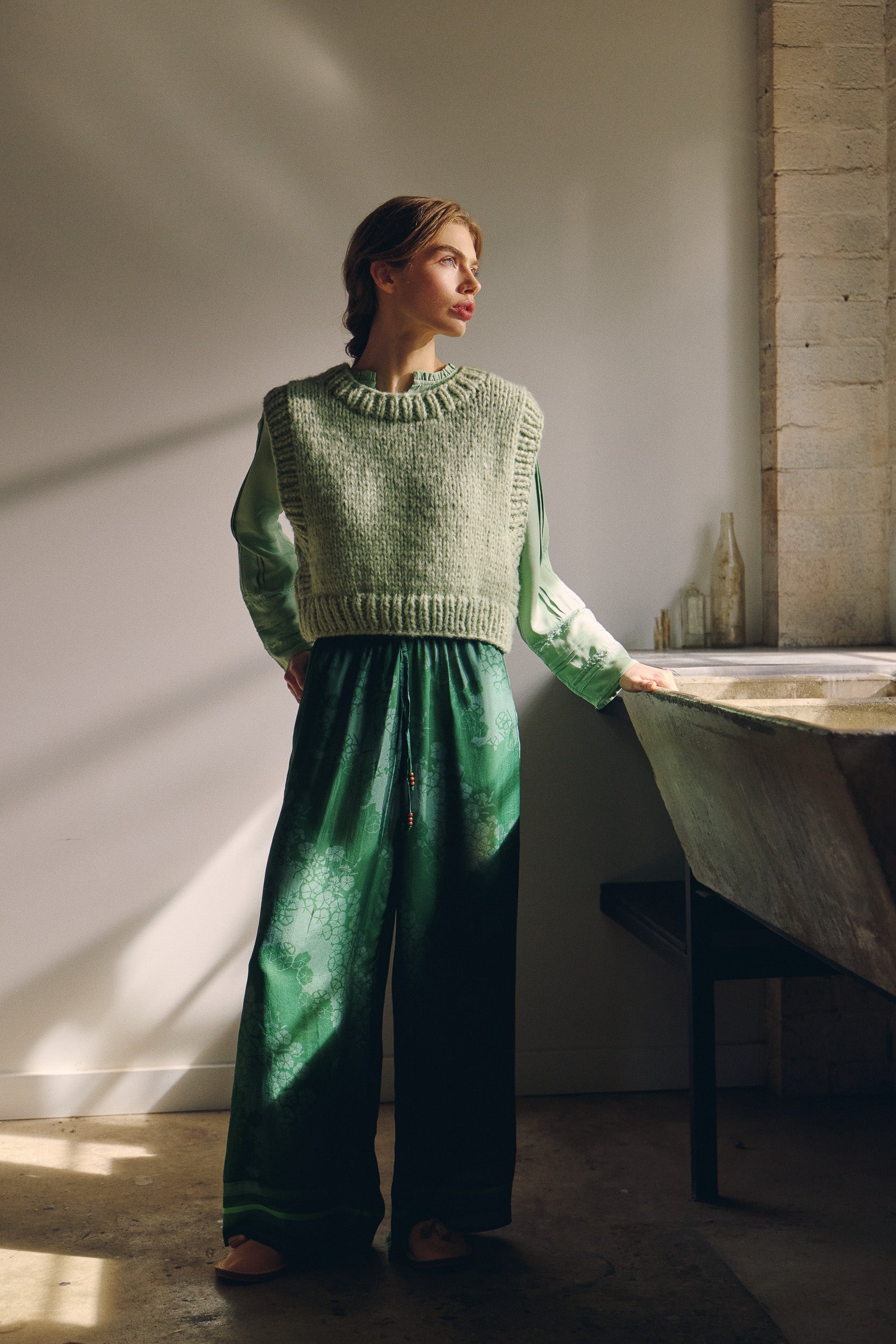 Beatrix Hand-Knit Vest | FLANNEL