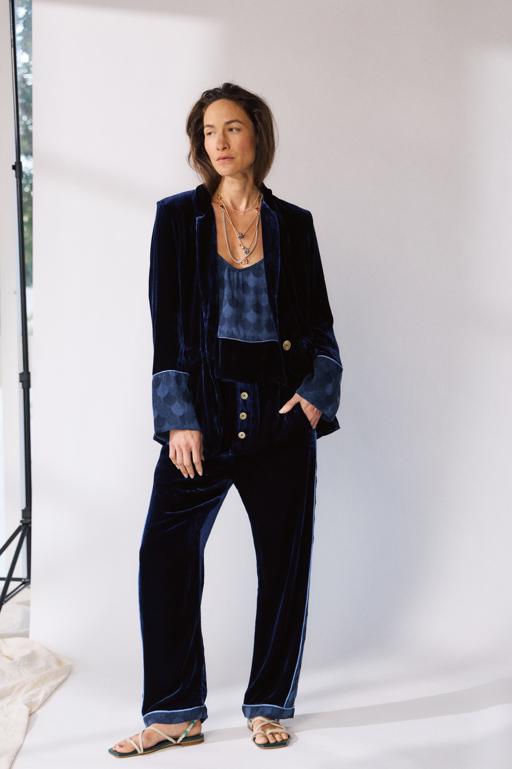 Deme Velvet Blazer