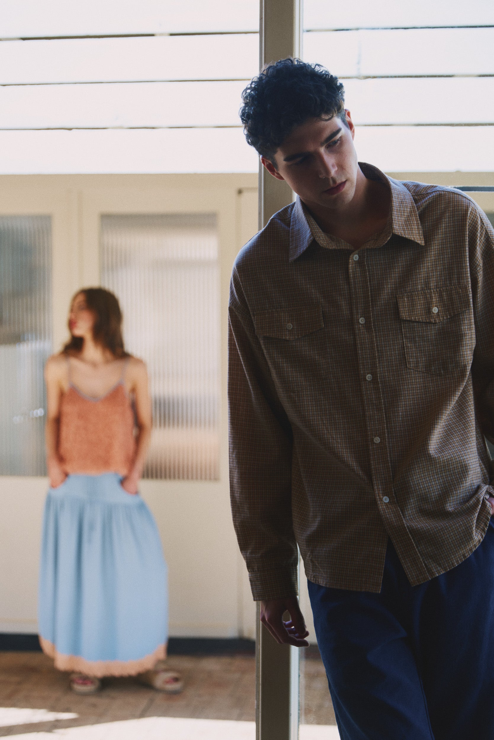 Newton Check Cotton Shirt