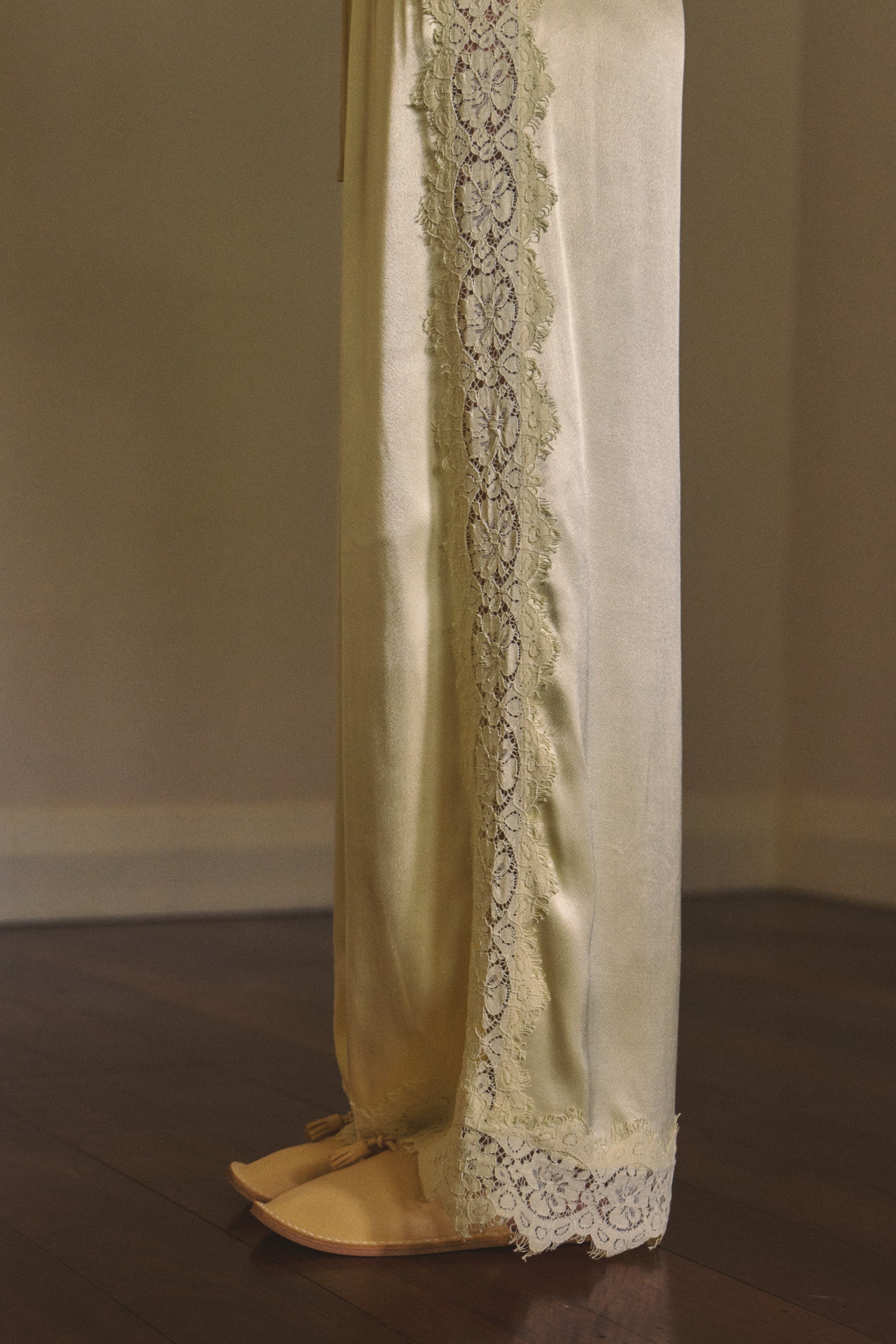 Lenny Satin Lace Pant