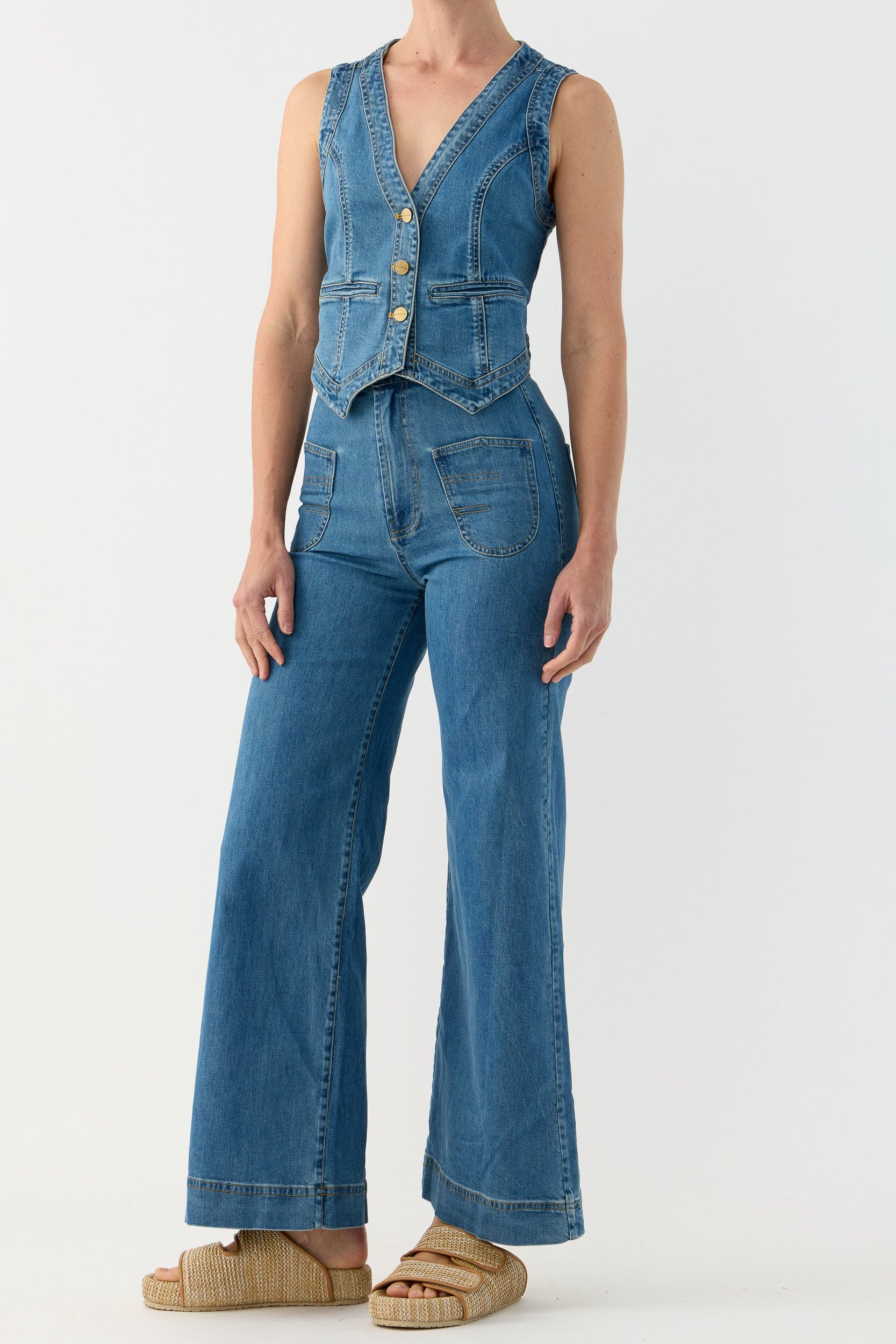 Raven Denim Vest | FLANNEL