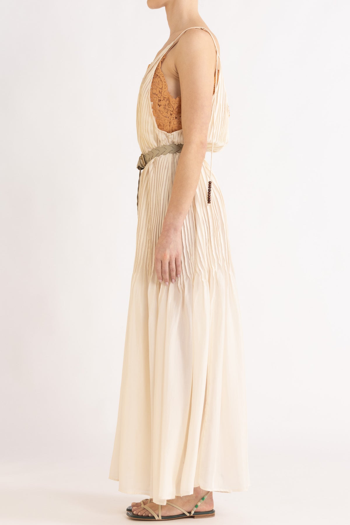 Lara Woven Leather Belt