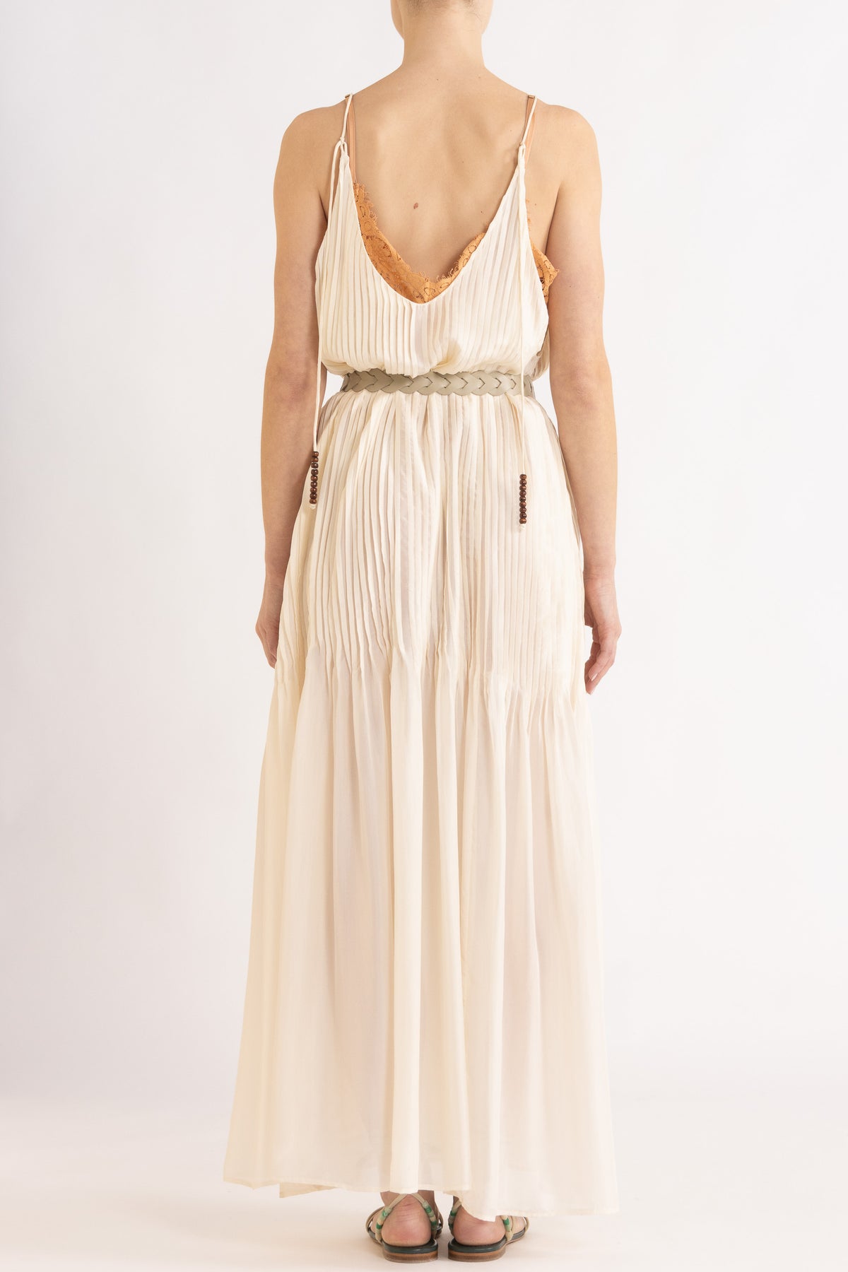 Lara Woven Leather Belt
