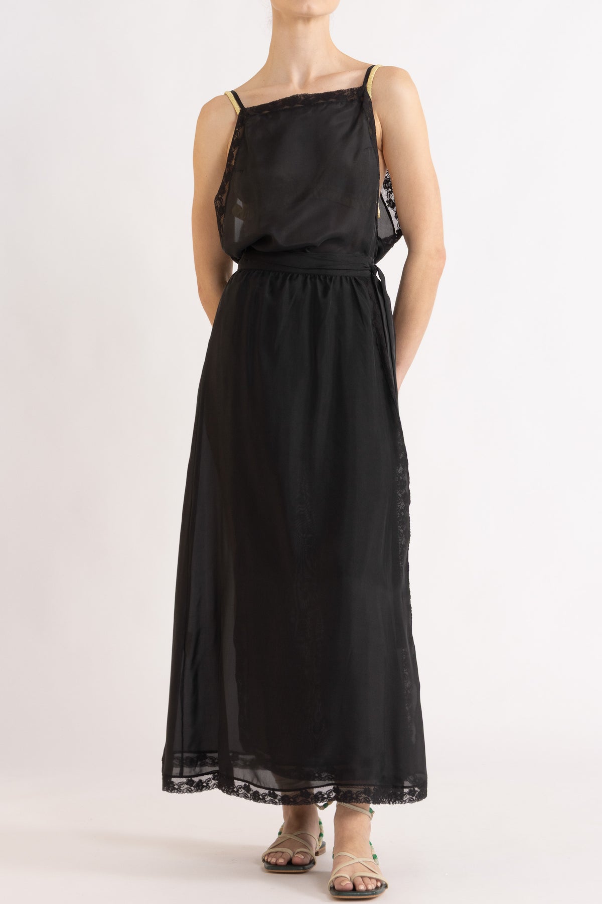 Eli Silk Habotai Wrap Skirt