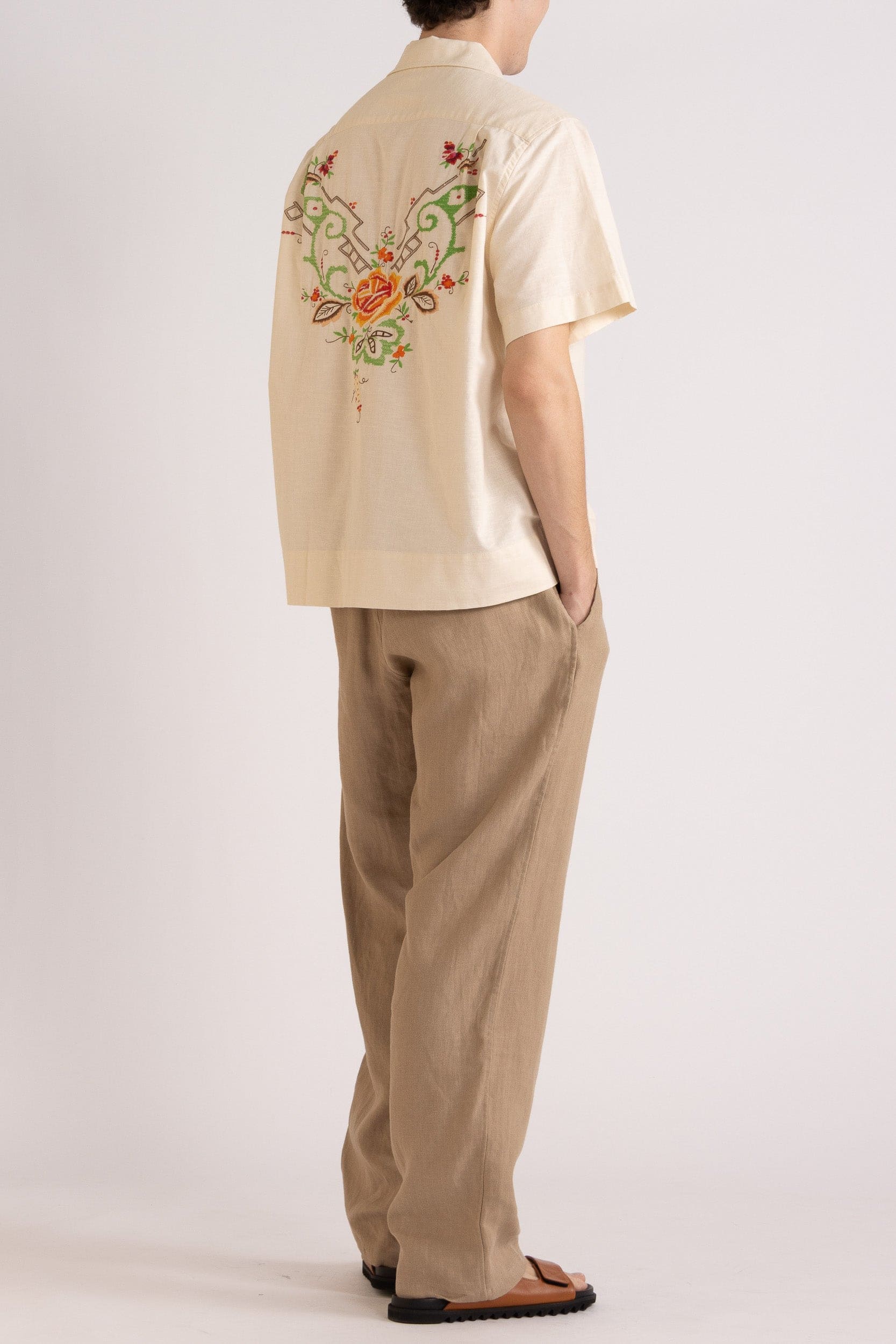 Emilio Embroidered Short Sleeve Shirt