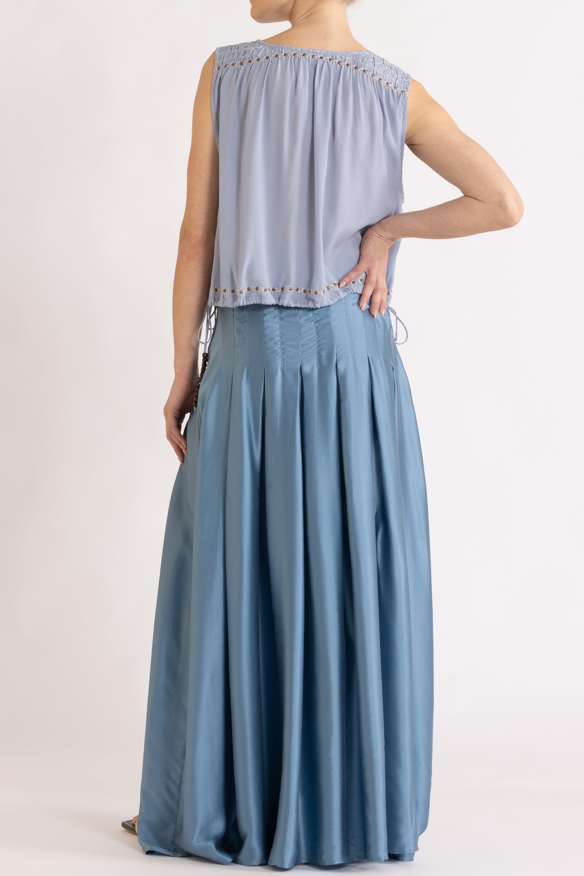 Essential Silk Maxi Skirt