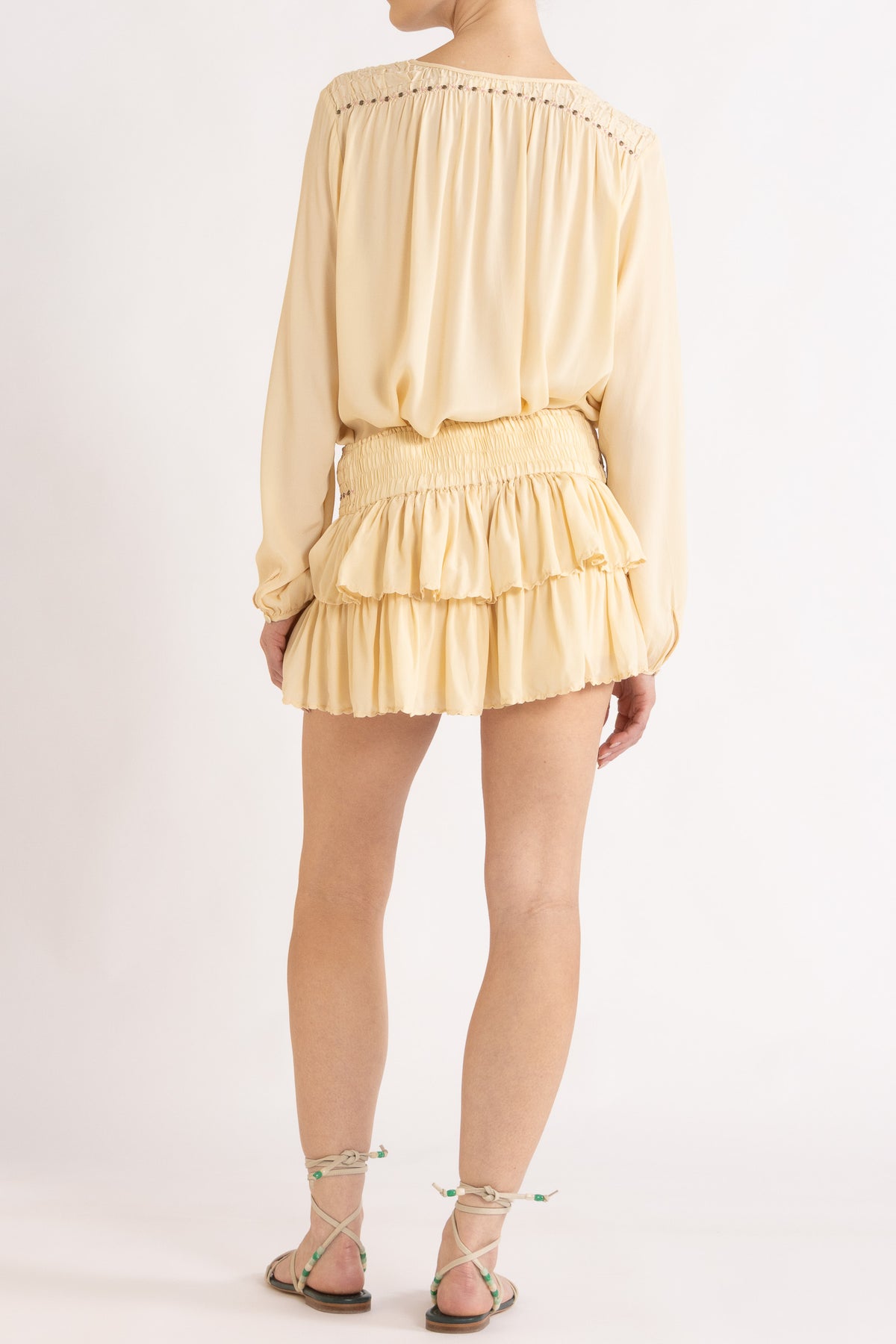 Gemini Crepe De Chine Frill Short
