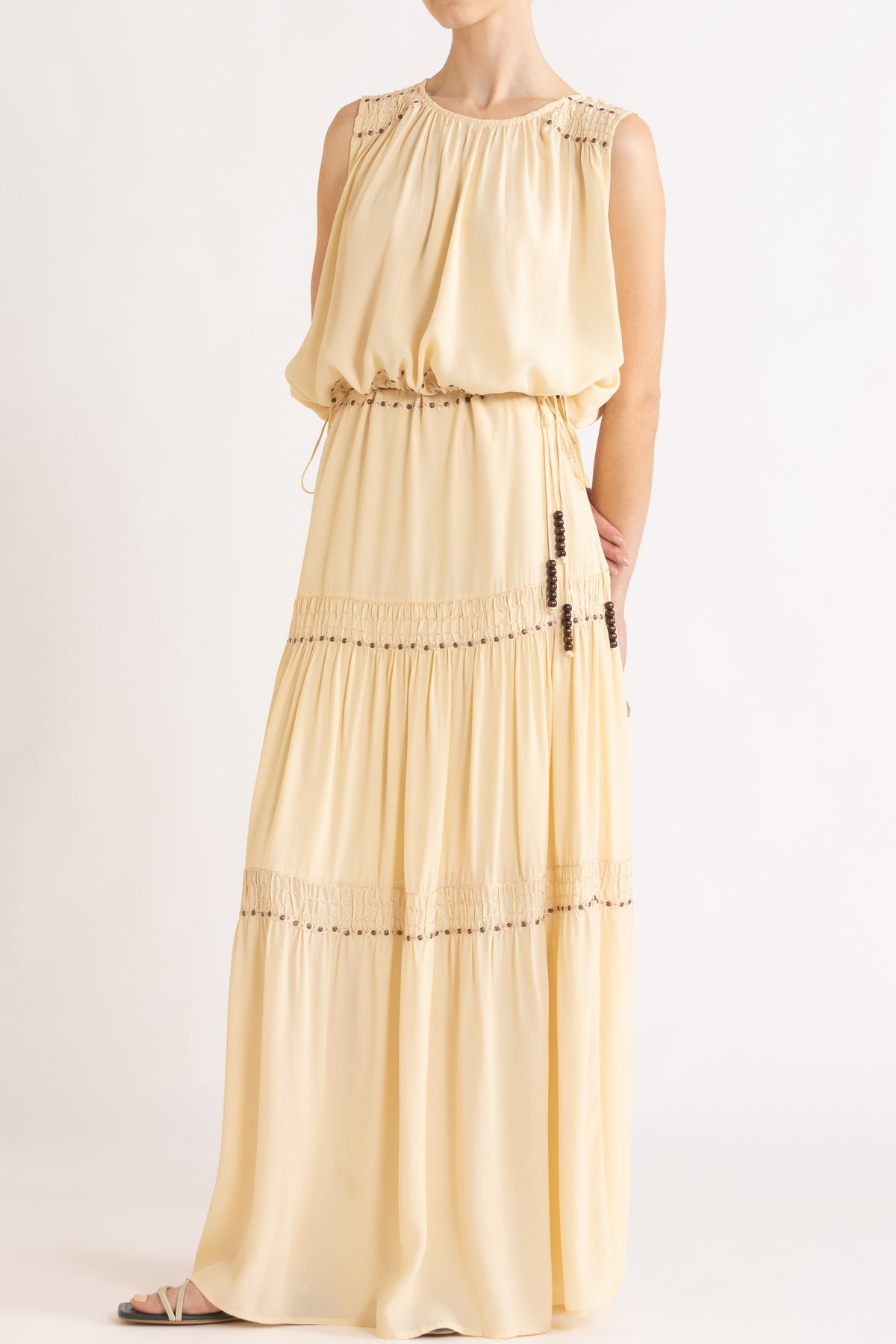 Gemini Crepe De Chine Skirt