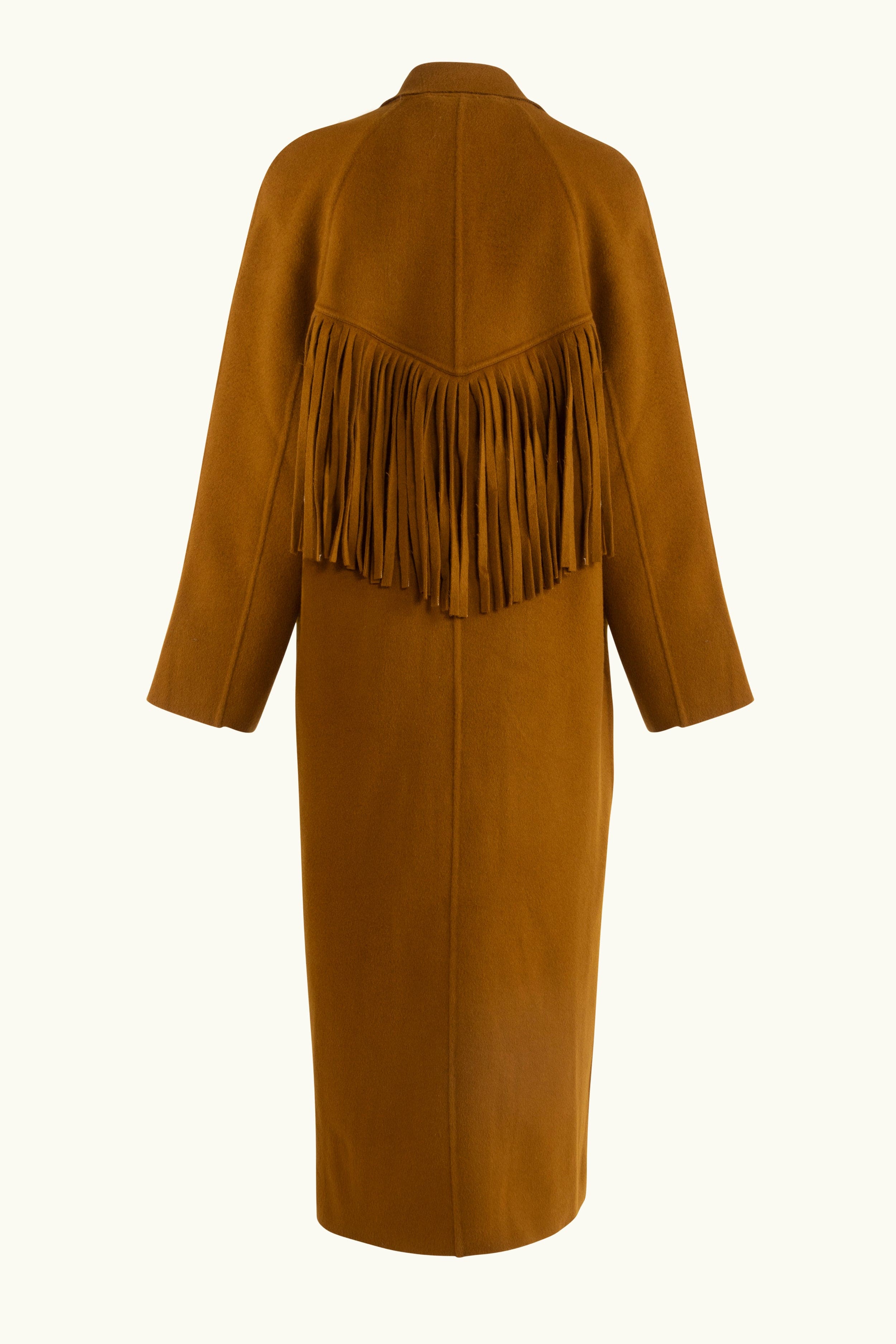Georgia Wool Fringe Coat