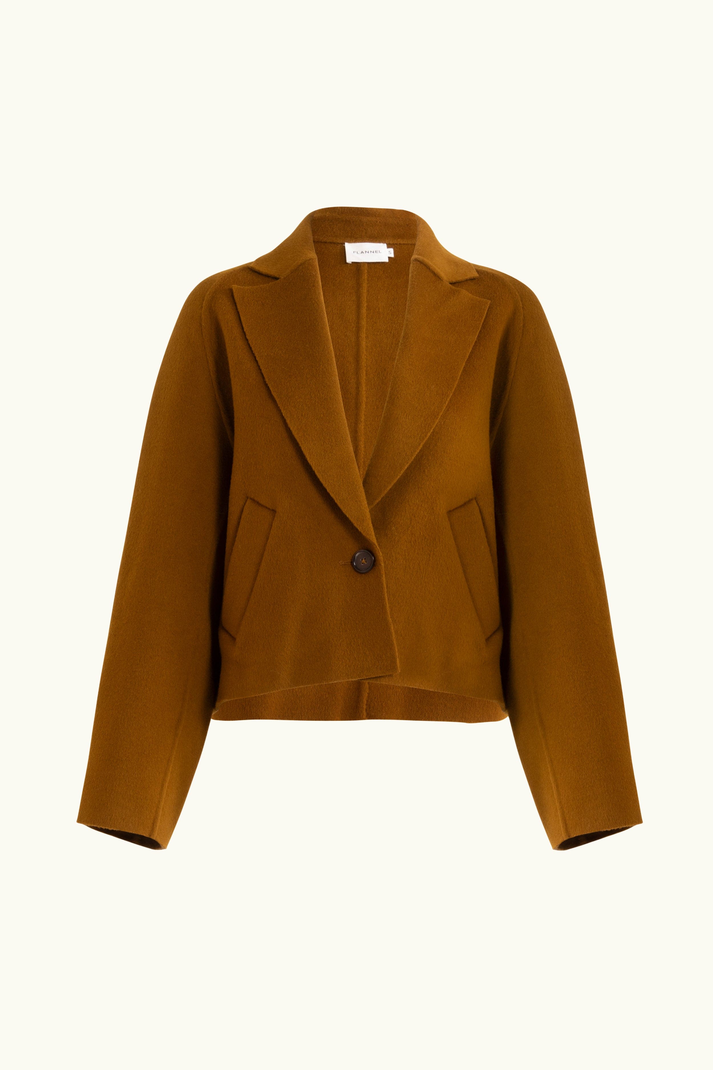 Georgia Wool Fringe Crop Jacket