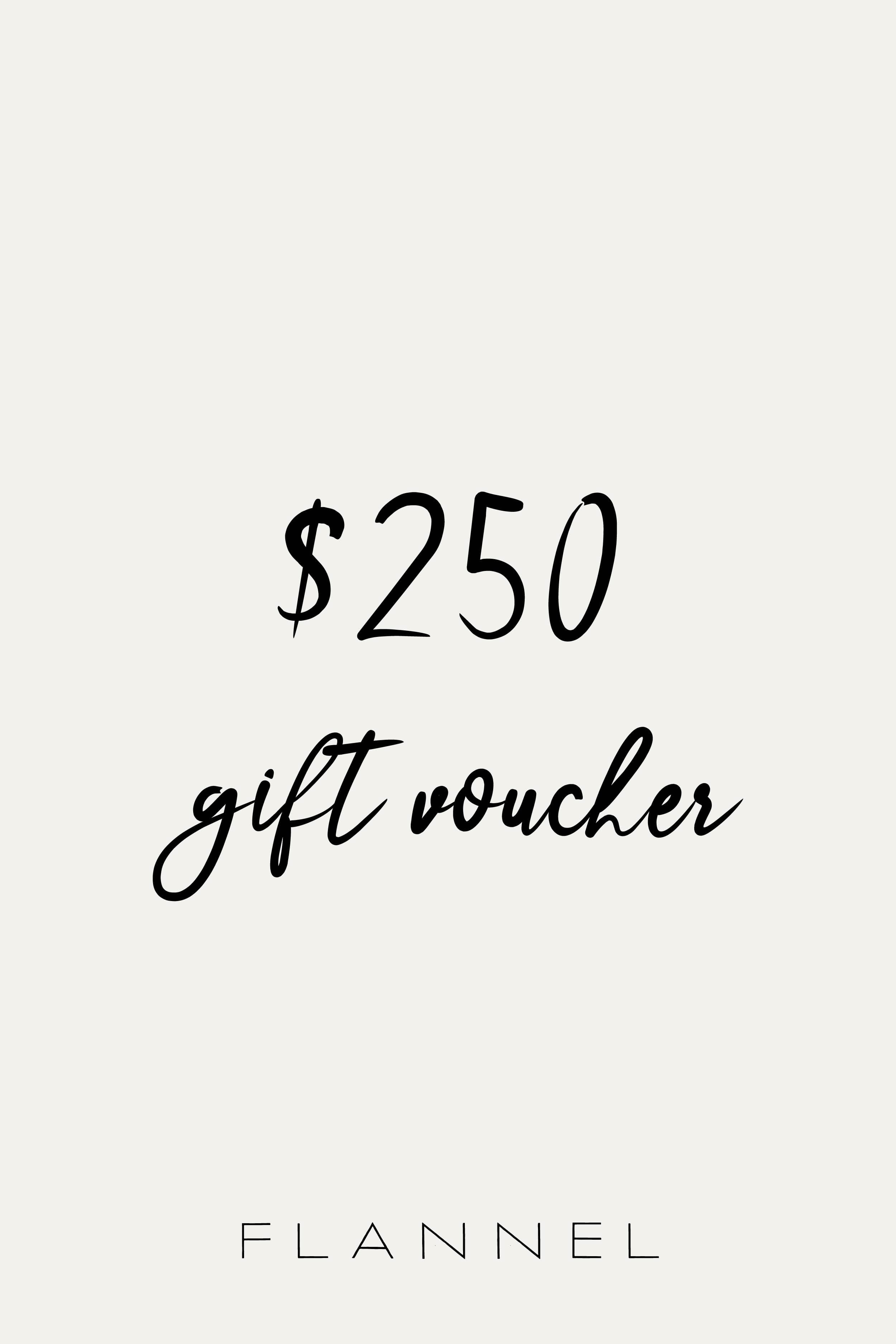 FLANNEL Gift Voucher