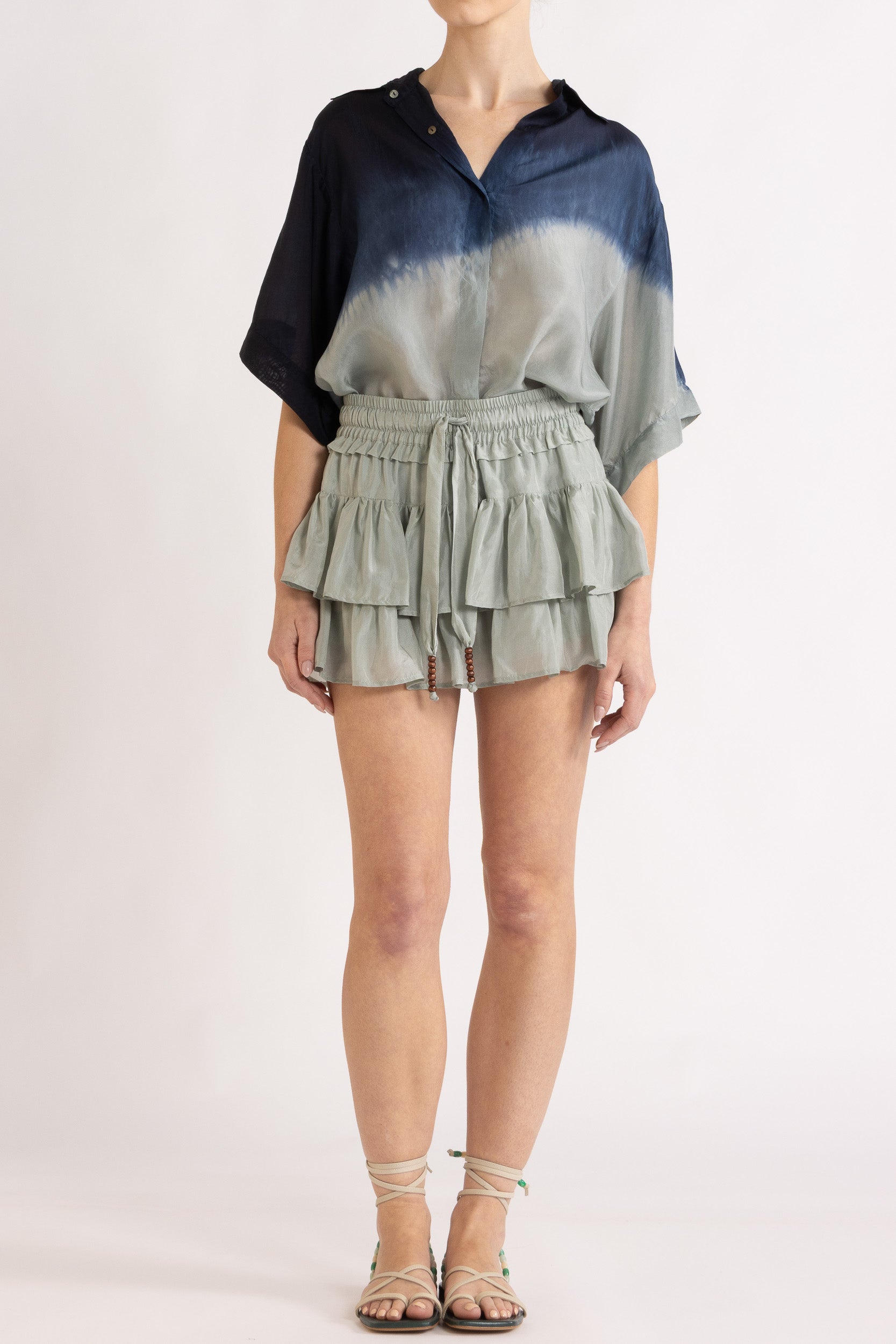 Jazz Silk Habotai Short Sleeve Shirt