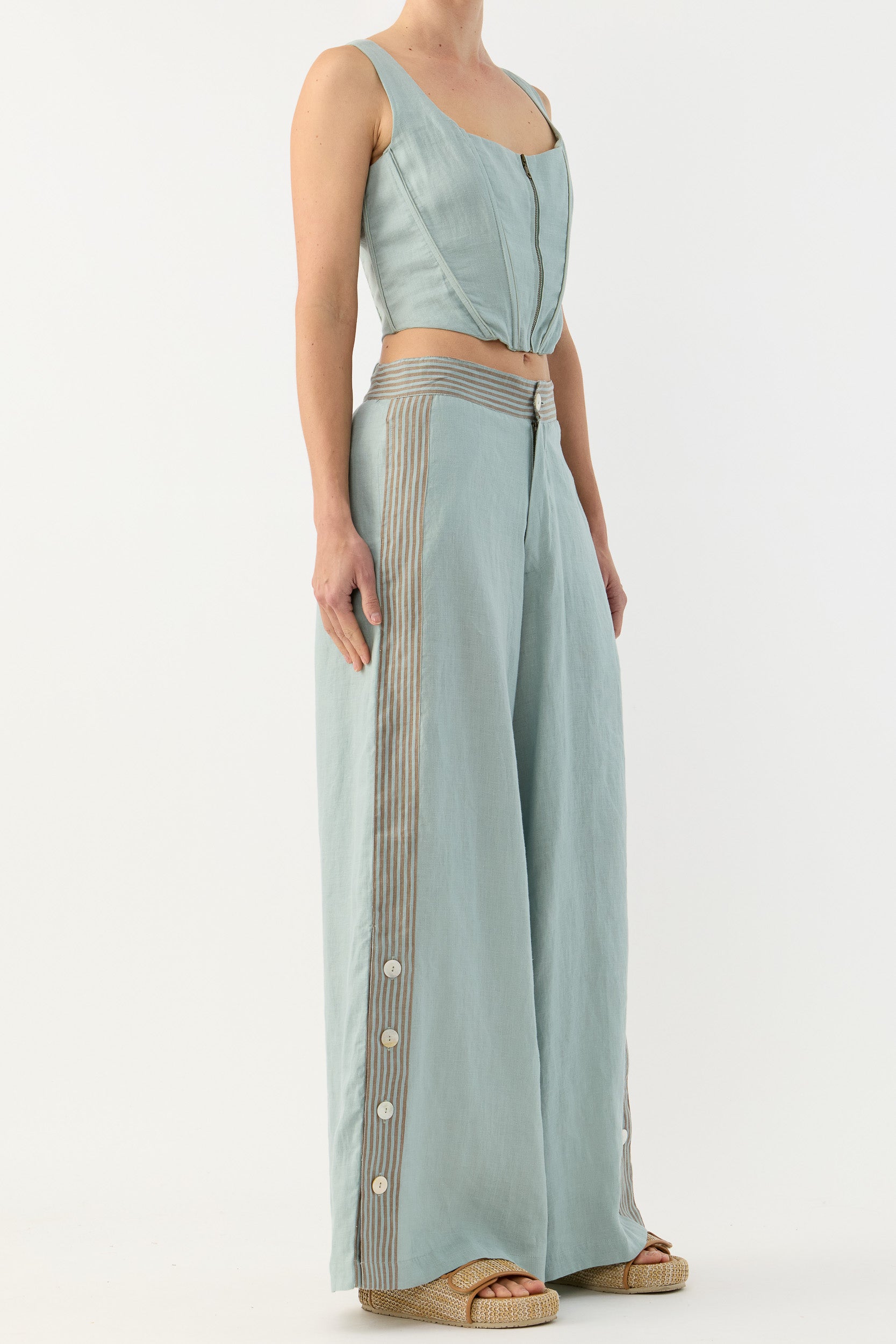 Seven Wide Leg Linen Pant