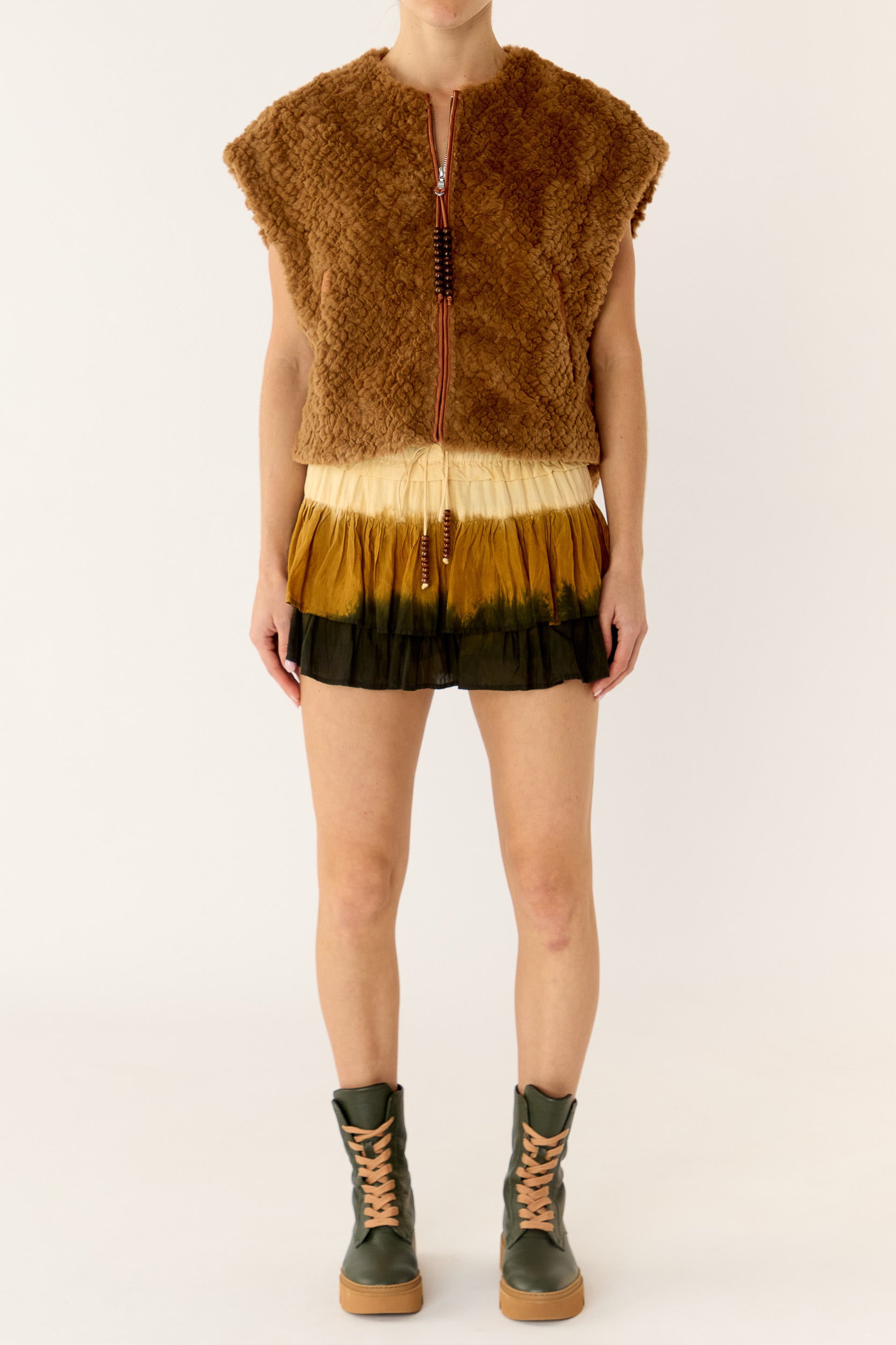 Jazz Silk Habotai Frill Short