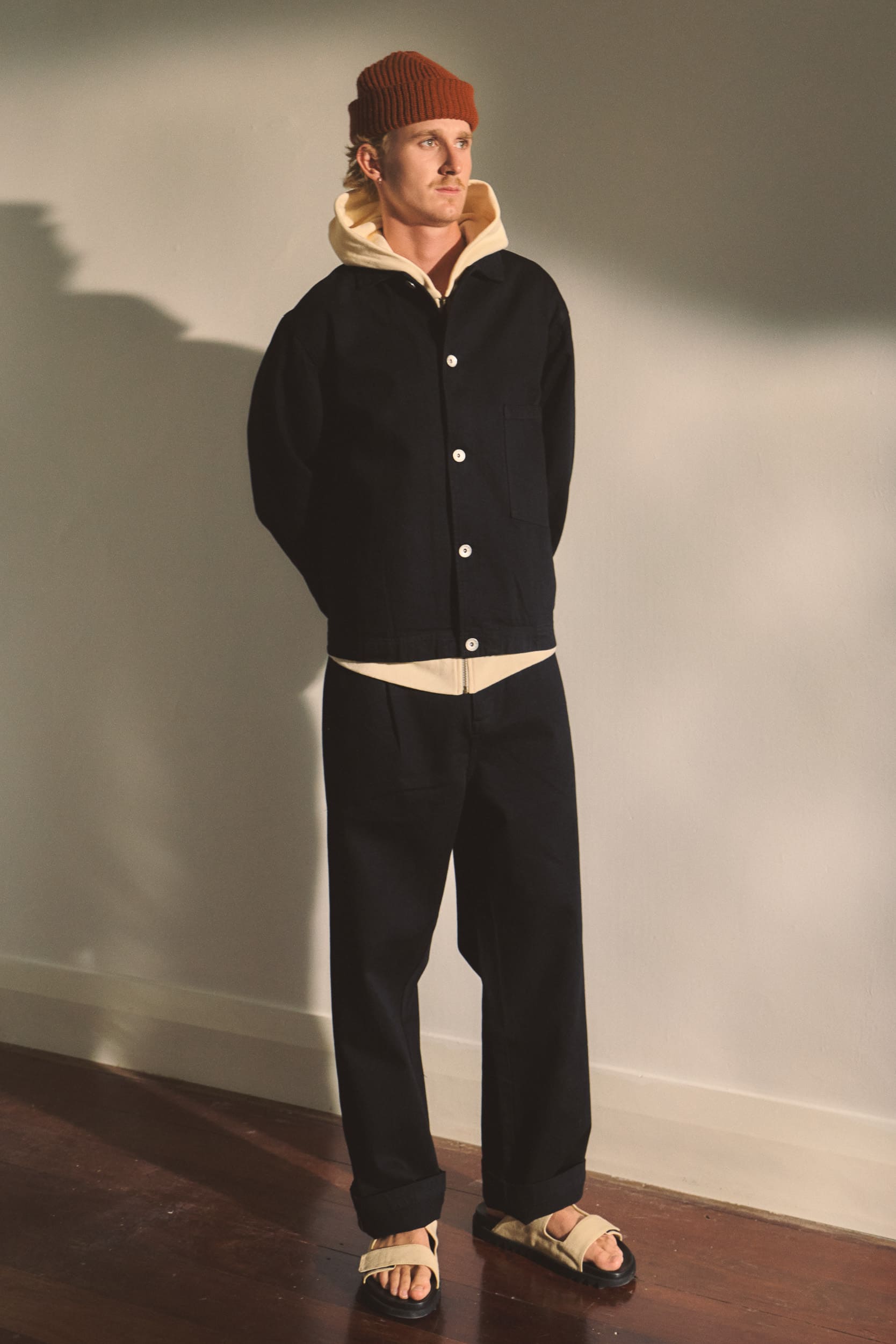 Repare Goods 038 Pleated Denim Pant