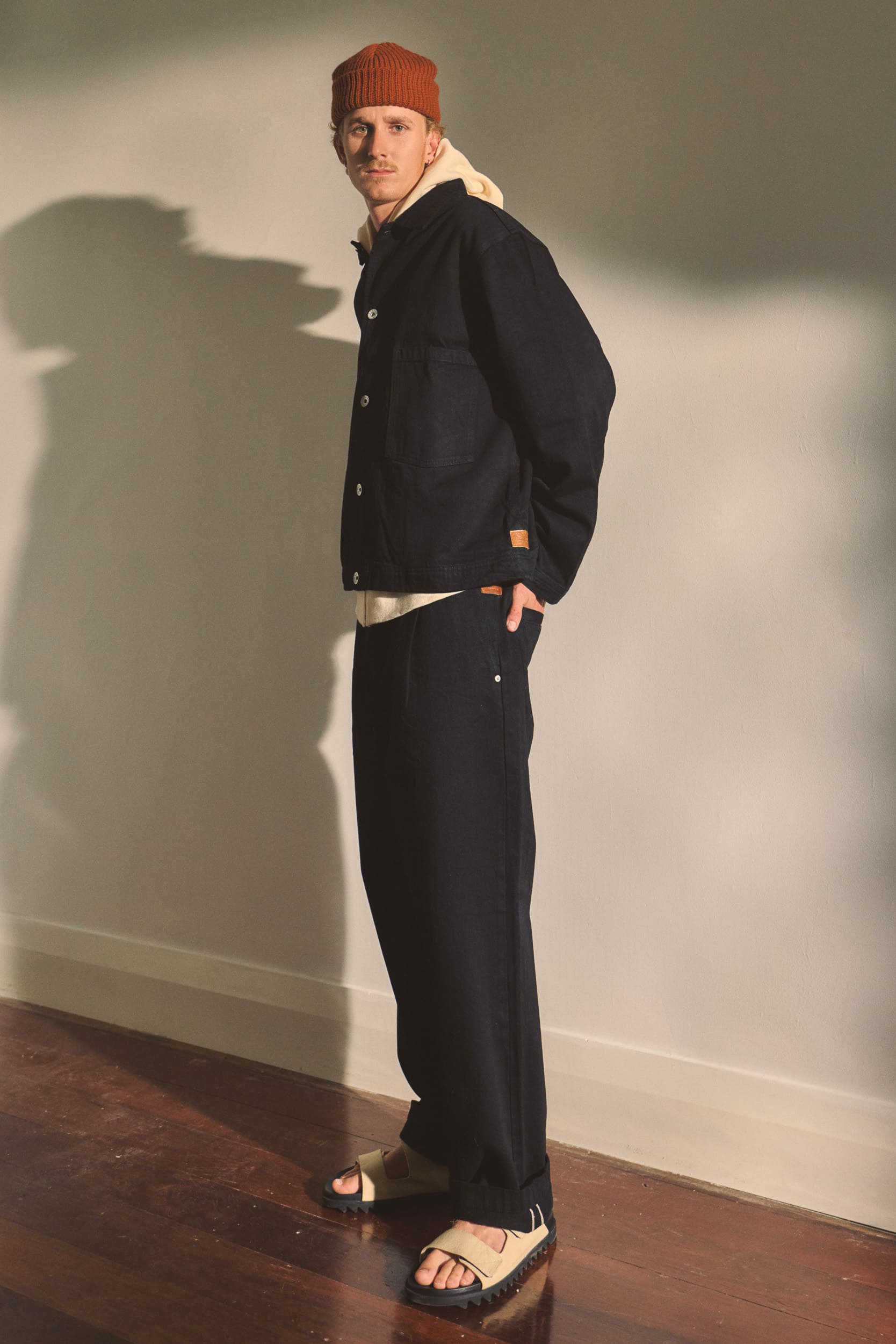 Repare Goods 038 Pleated Denim Pant