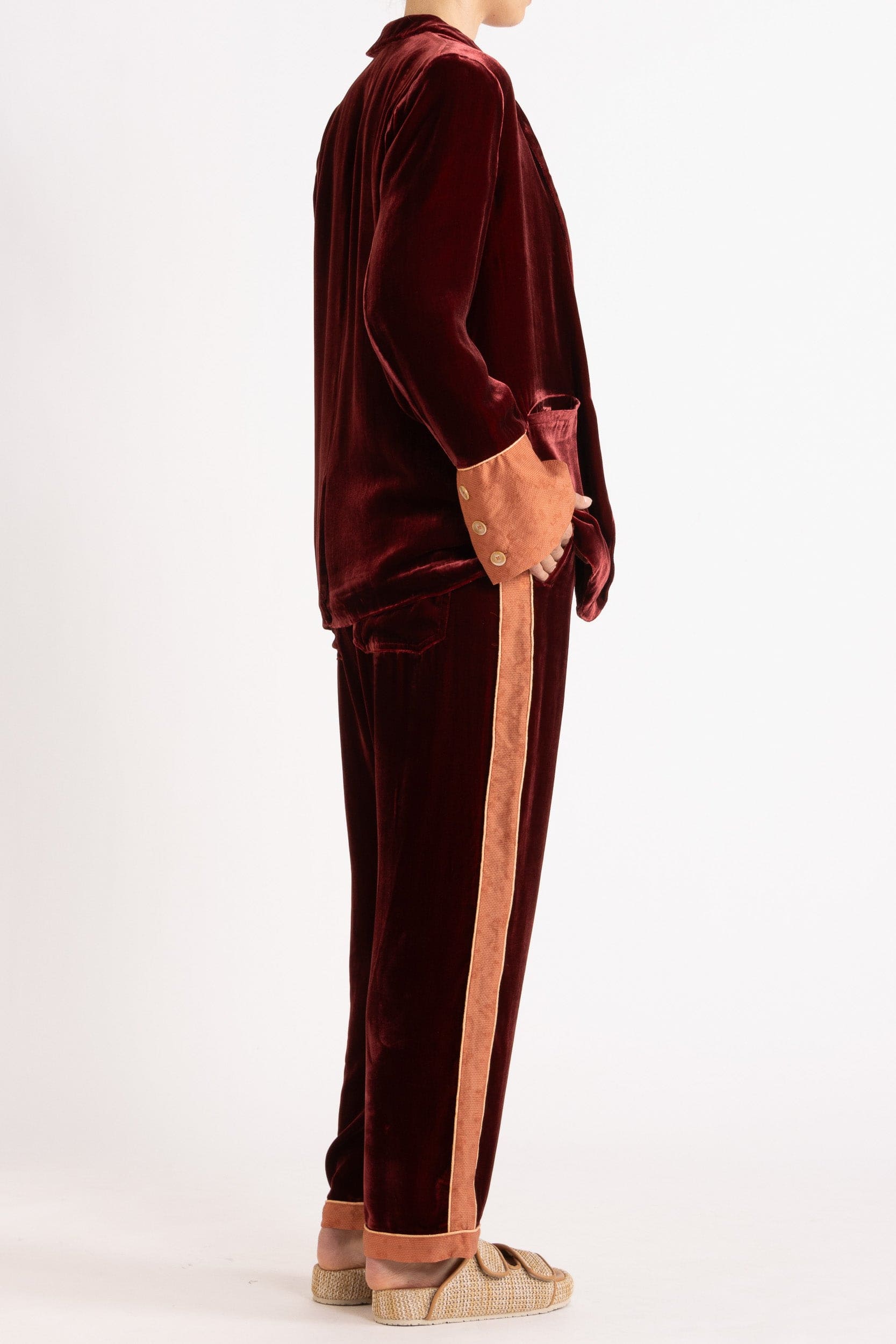 Deme Velvet Satin Jacket
