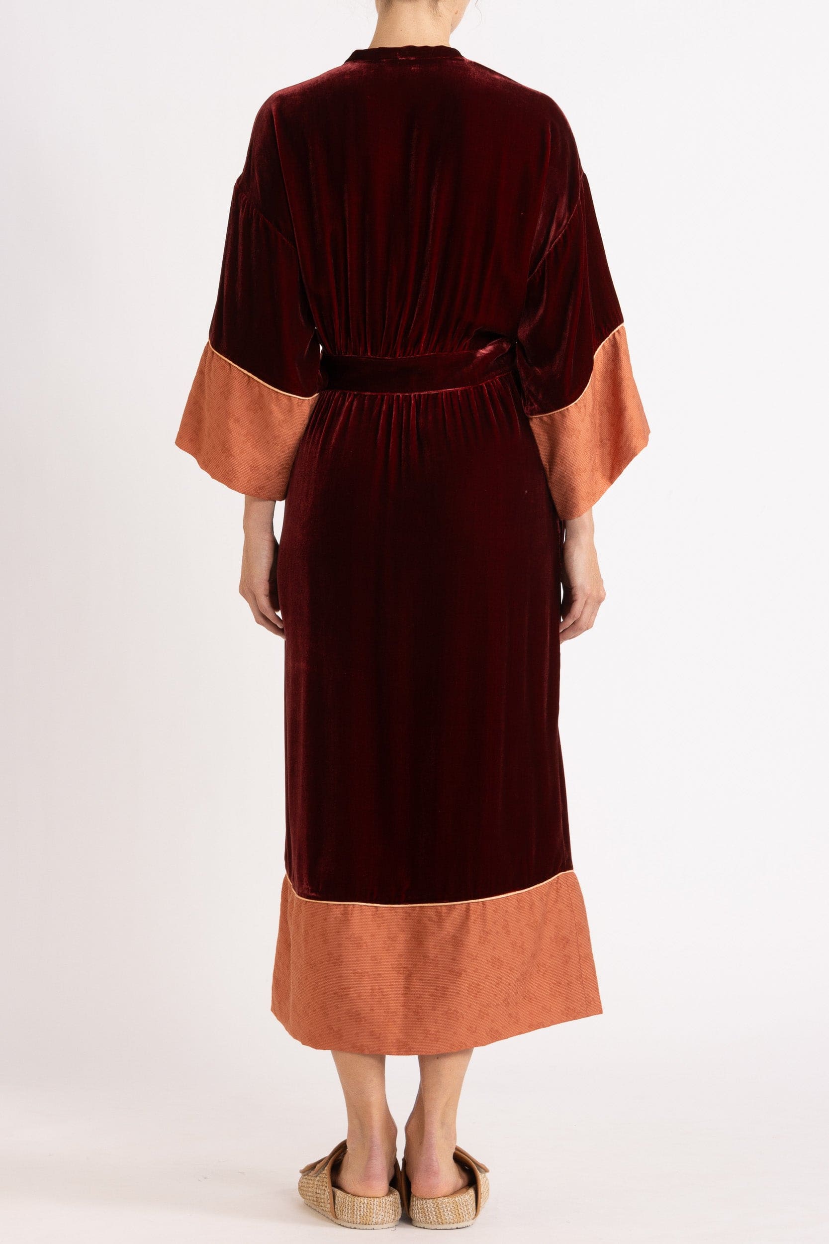 Deme Velvet Satin Duster