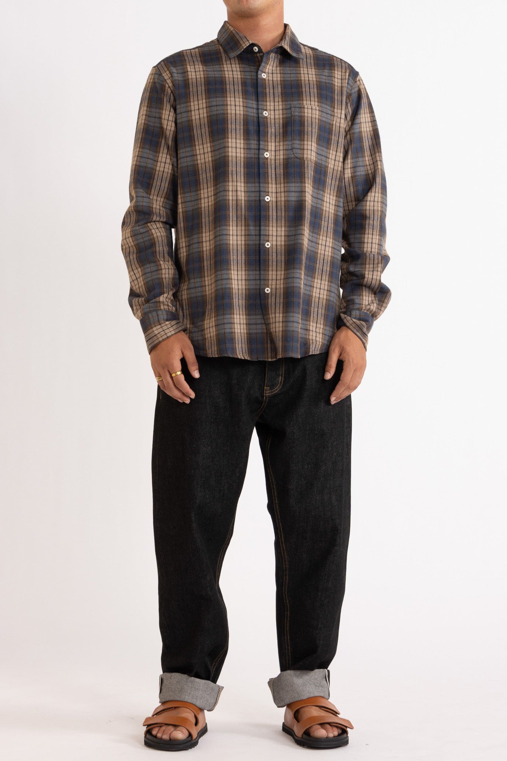 Aston Check Cotton Shirt