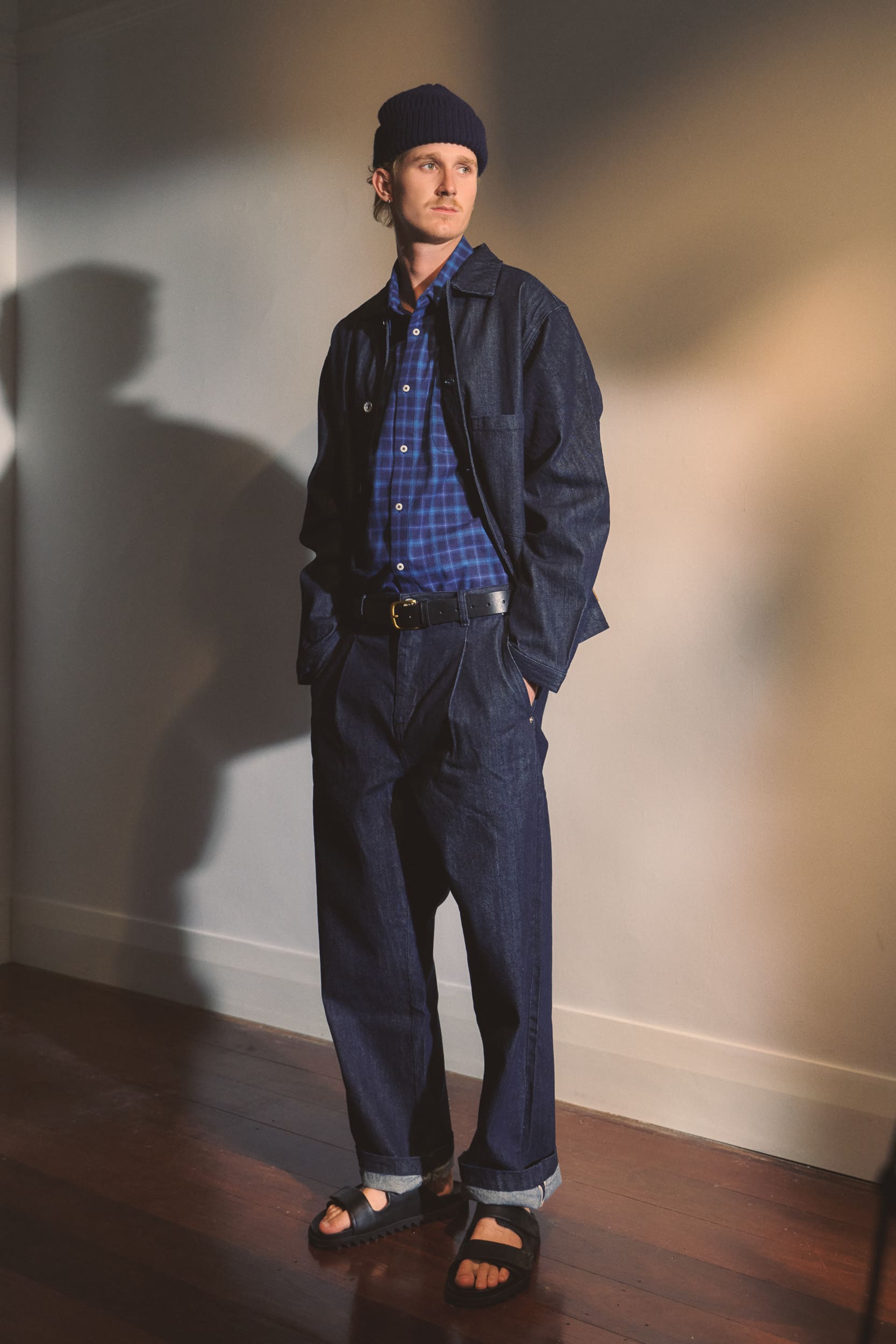 Repare Goods 038 Pleated Denim Pant