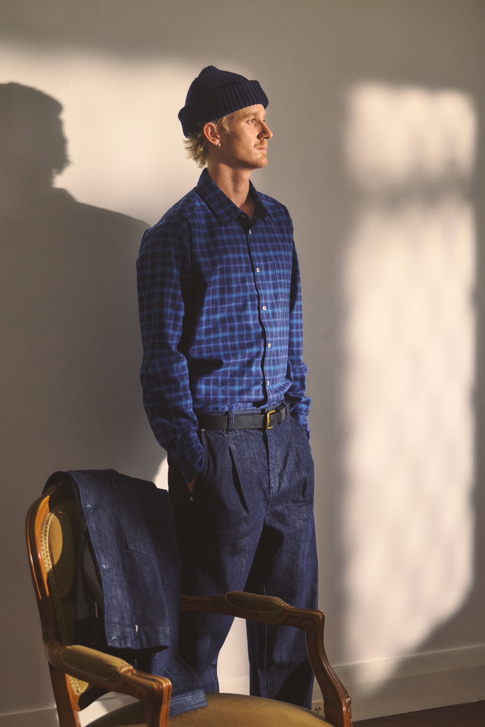 Repare Goods 038 Pleated Denim Pant
