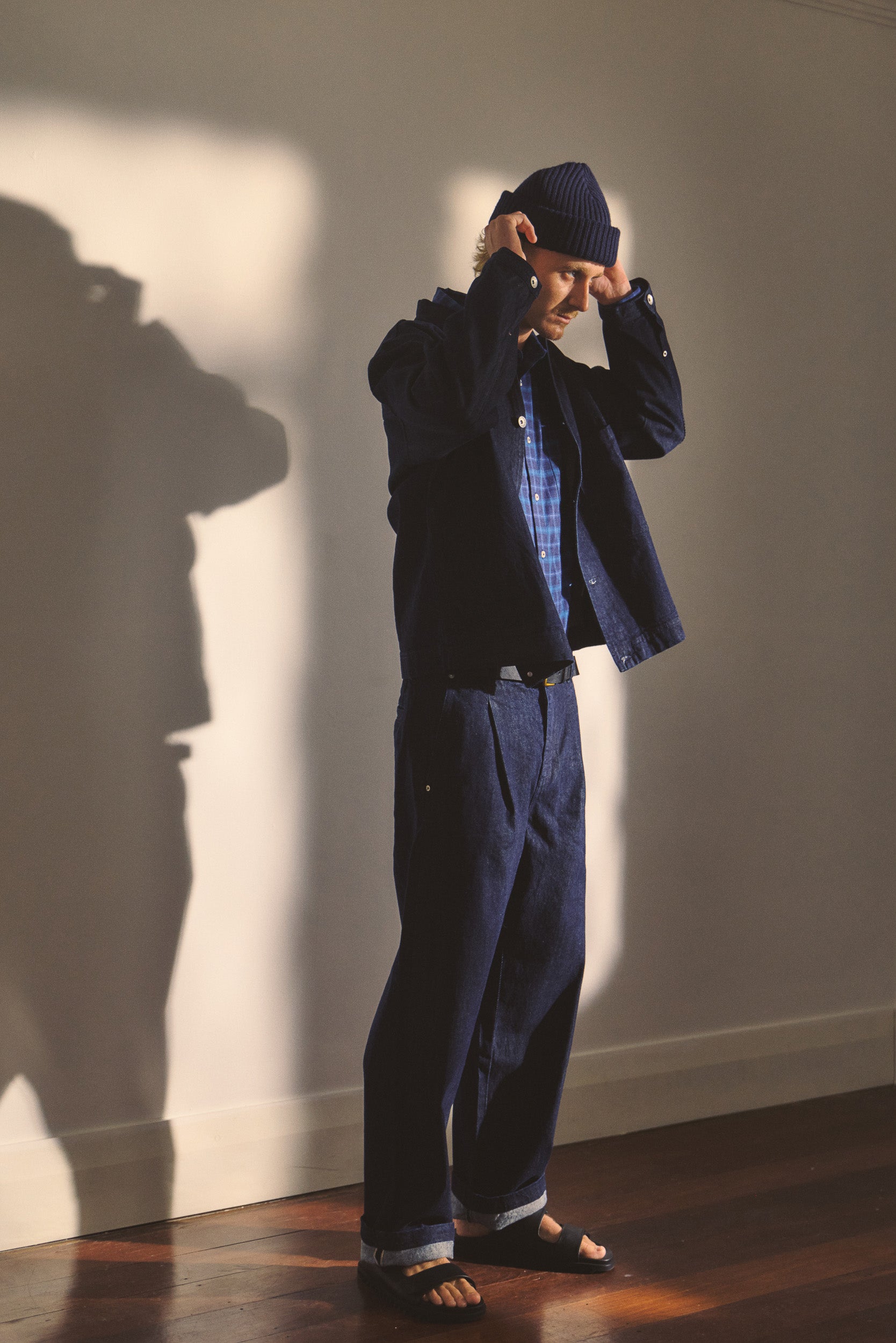 Joseph Leather Slide