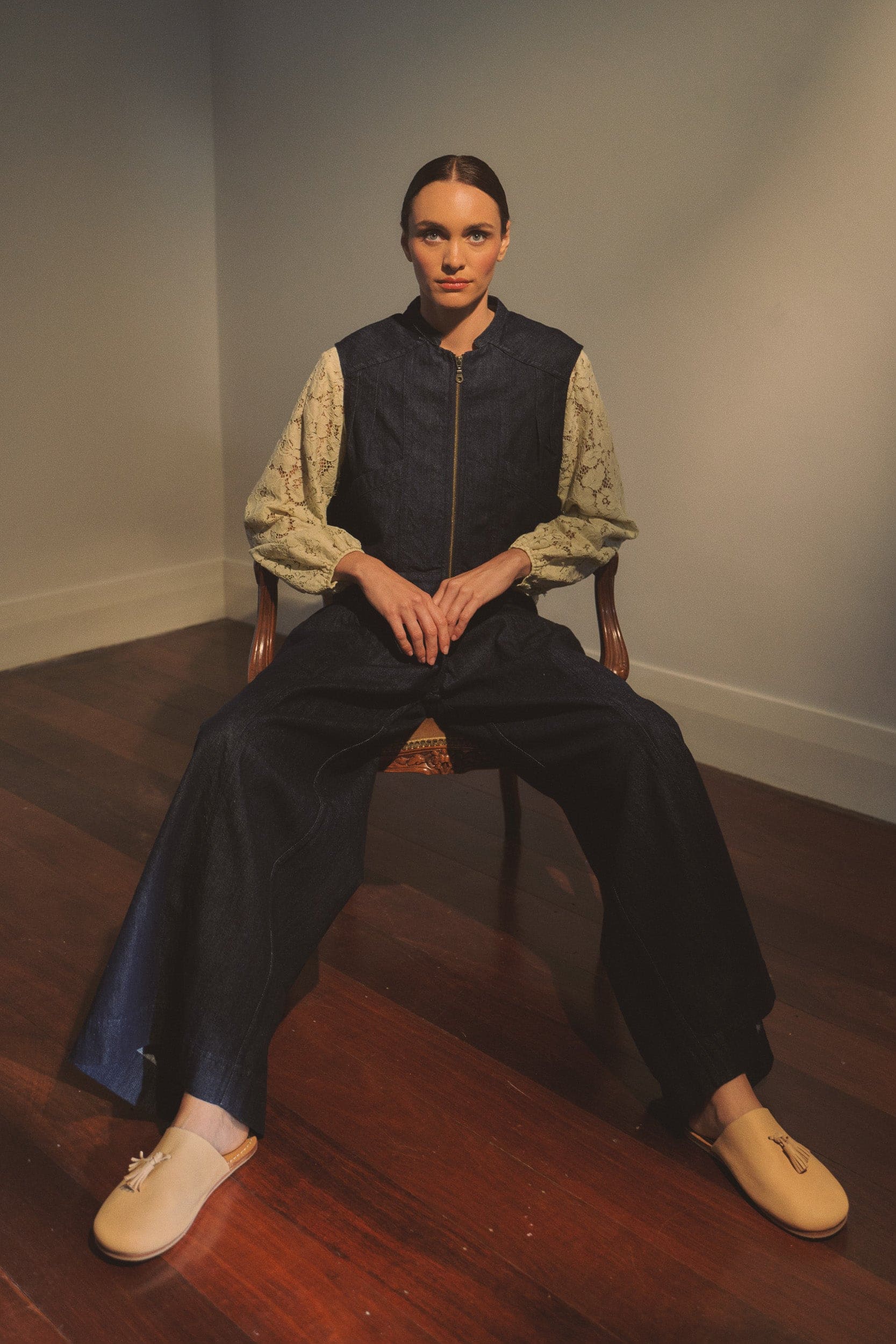 Carla Denim Wide Leg Jean