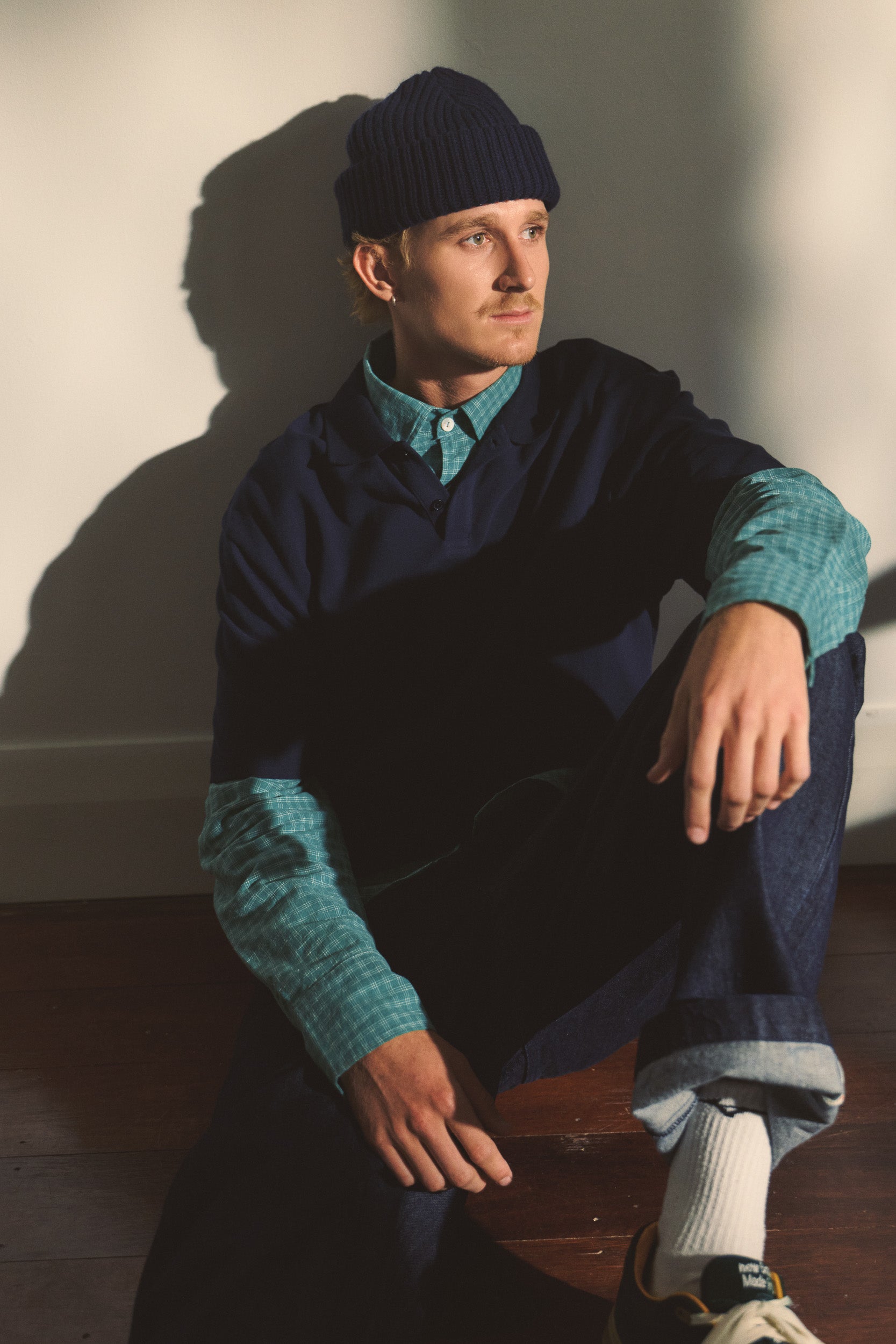 Lawrence Check Hemp Cotton Shirt