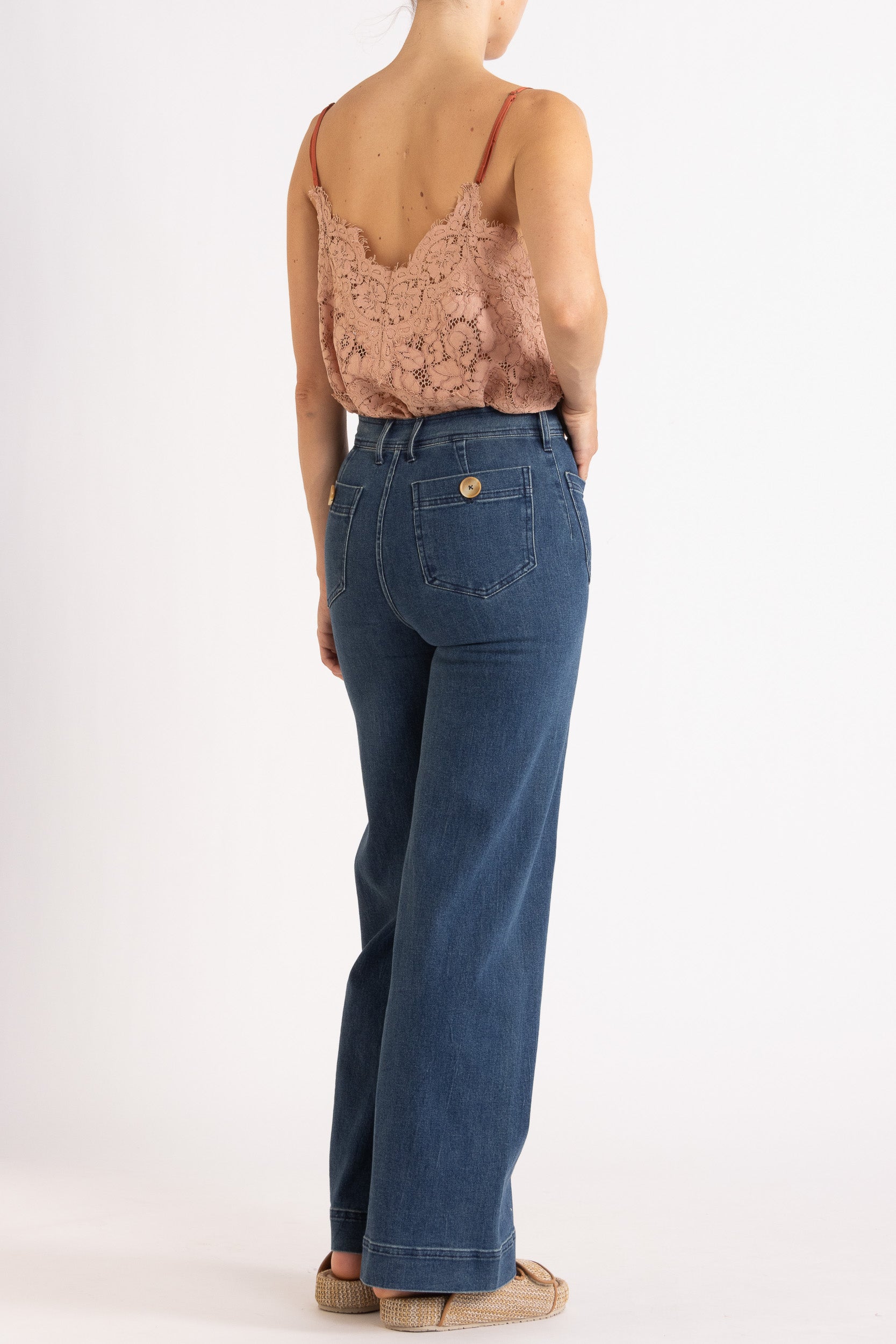 Tilly V Neck Lace Cami