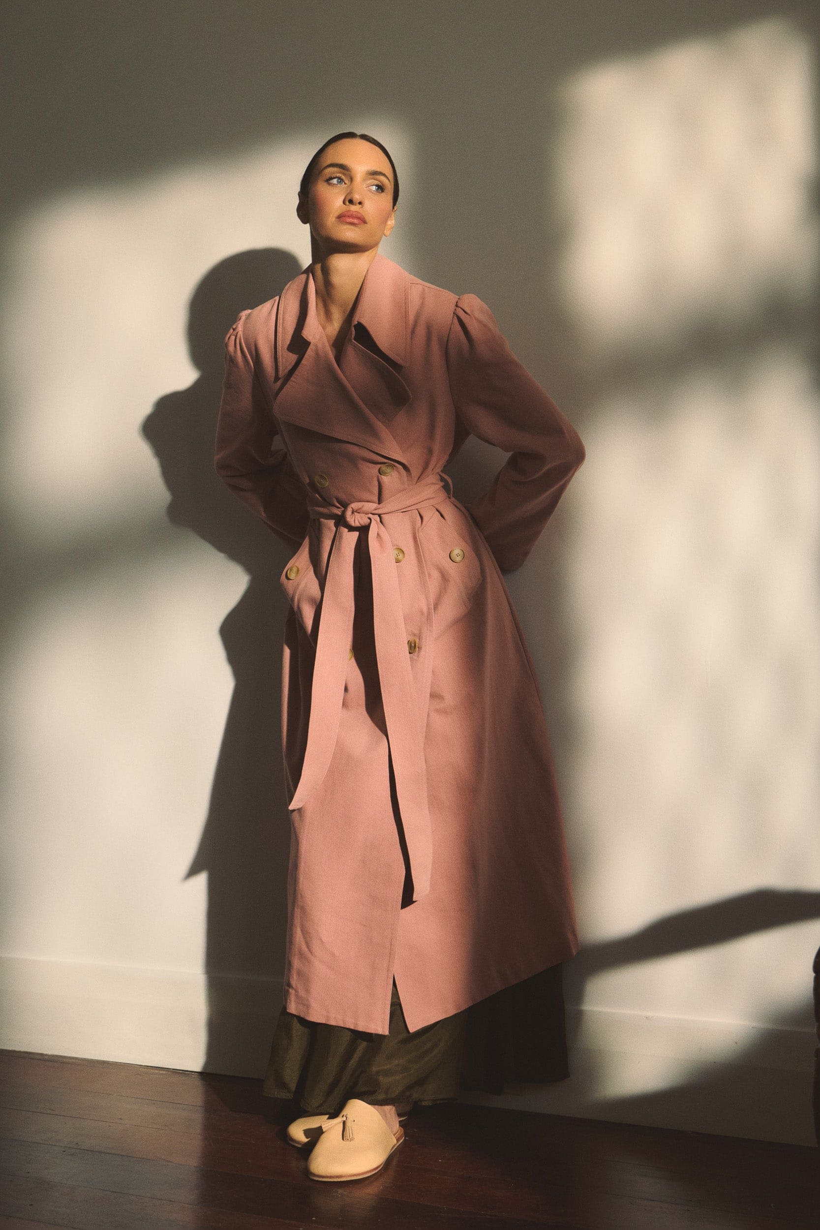 Monika Tencel-Cotton Trench