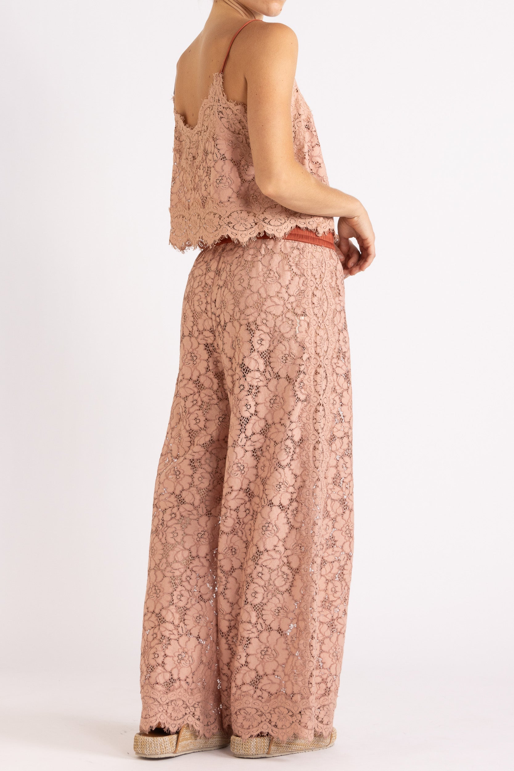 Tilly V Neck Lace Cami