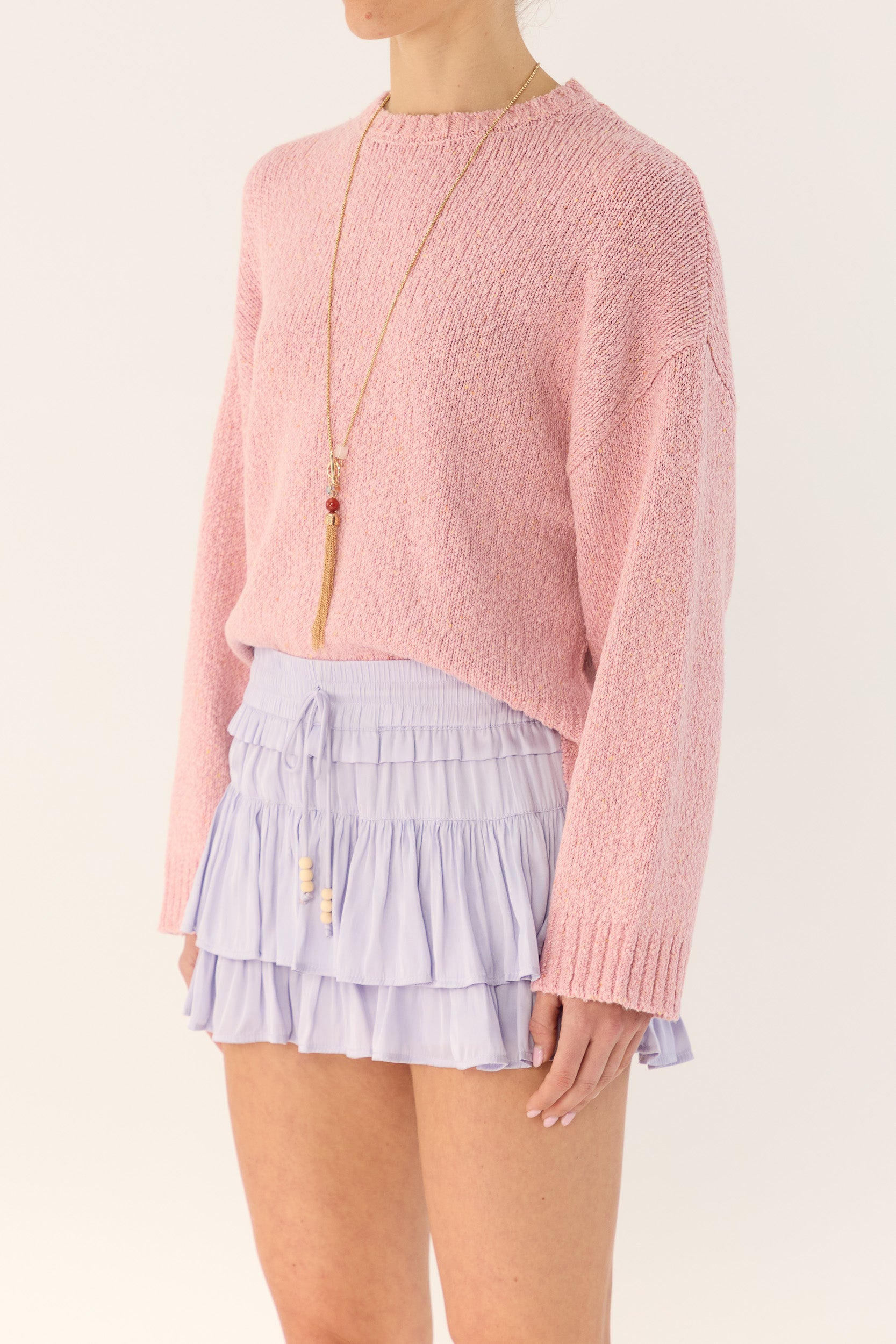 Gabbi Kelly Charm Tassel Necklace