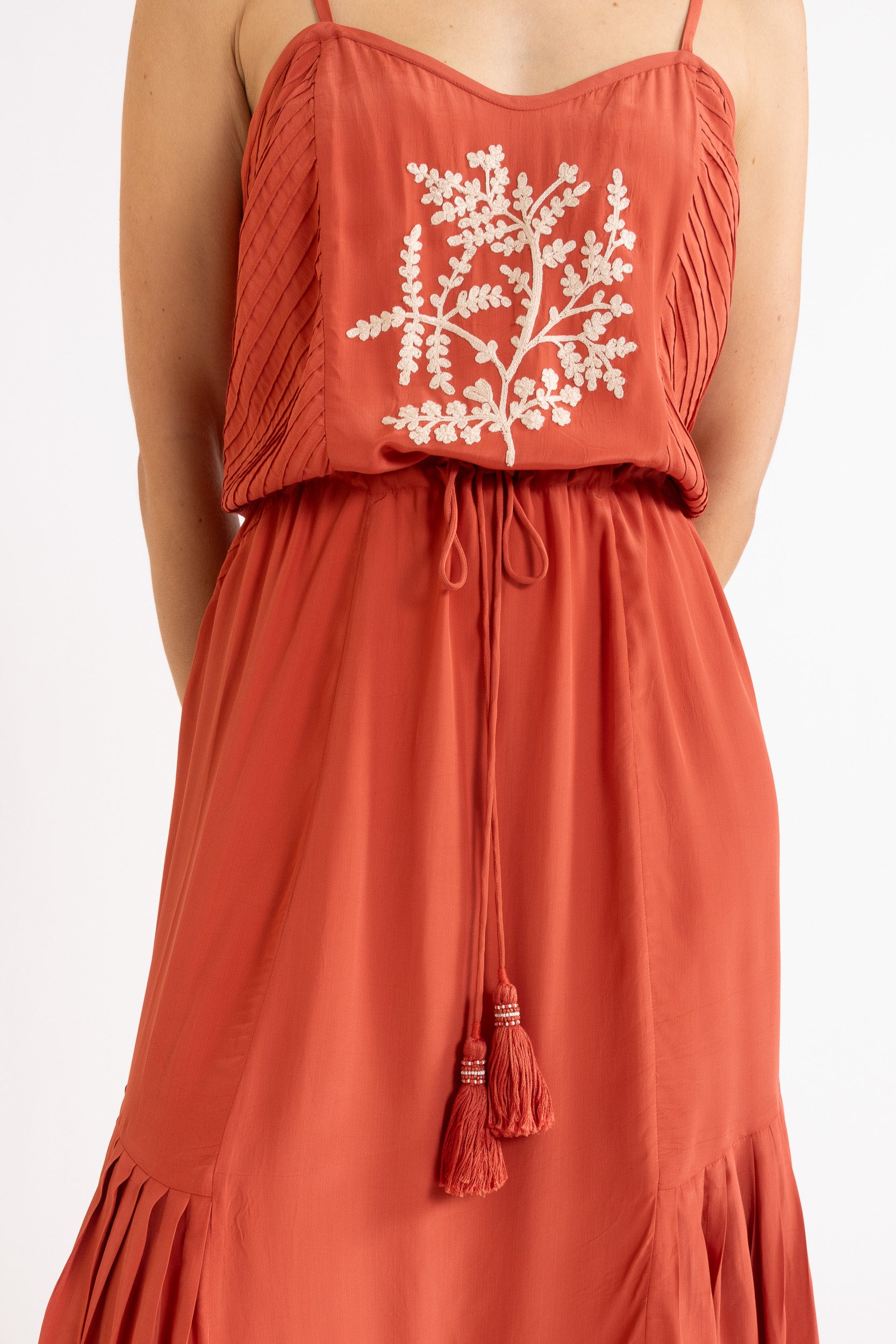 Elsie Embroidered Cami Dress