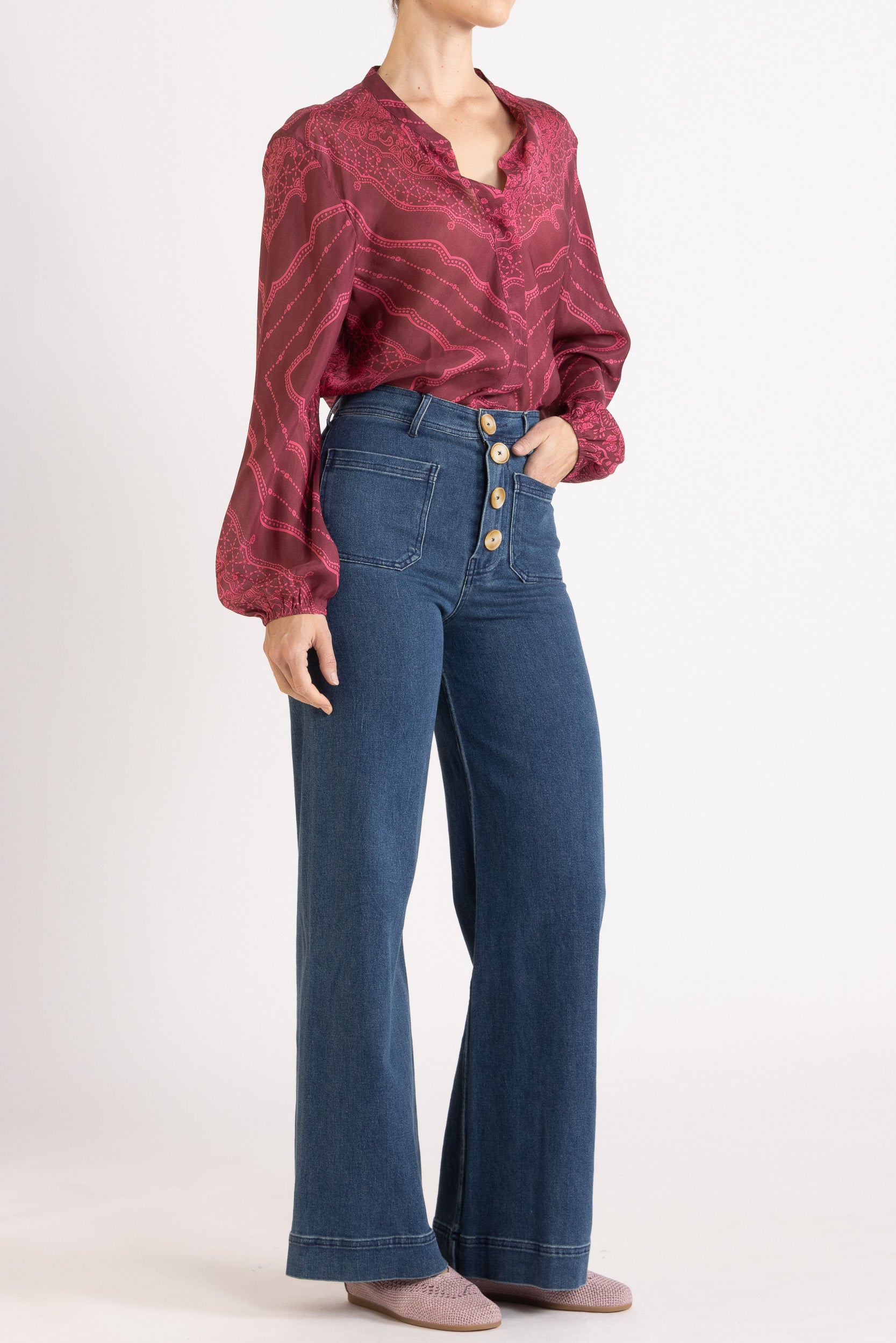 Smith High Rise Flare Jean