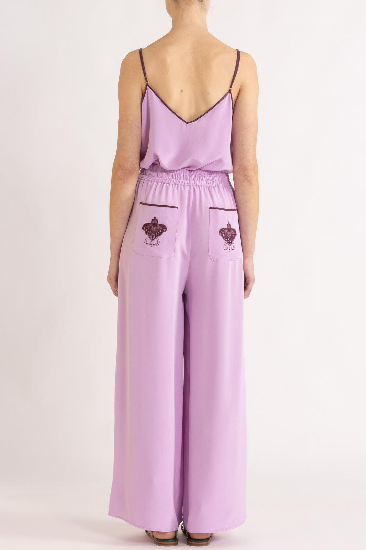 Lina Silk Crepe Pant