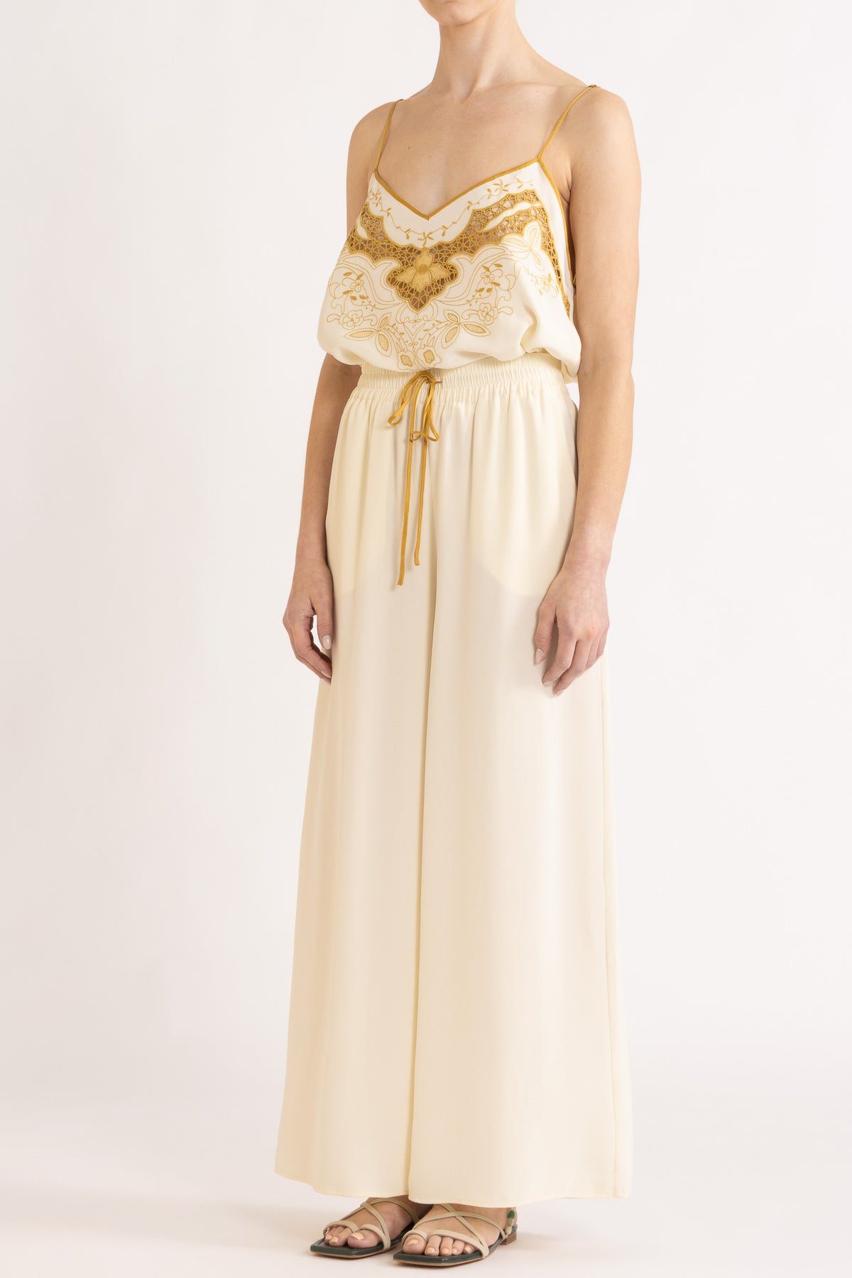 Lina Silk Crepe Pant