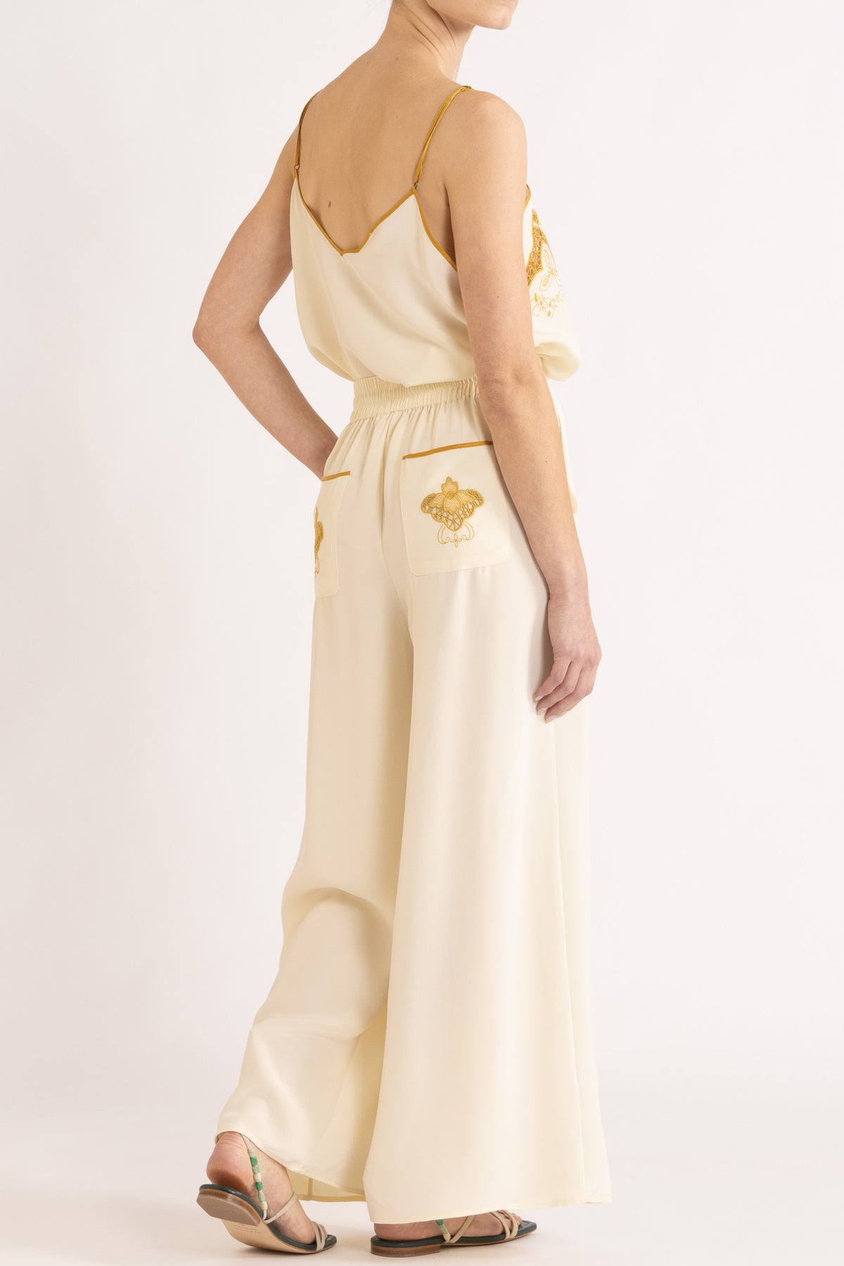 Lina Silk Crepe Pant