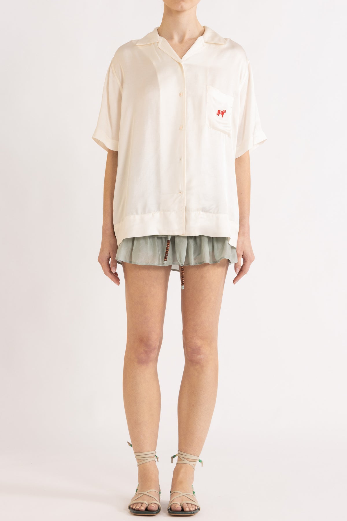 Caballo Embroidered Short Sleeve Shirt