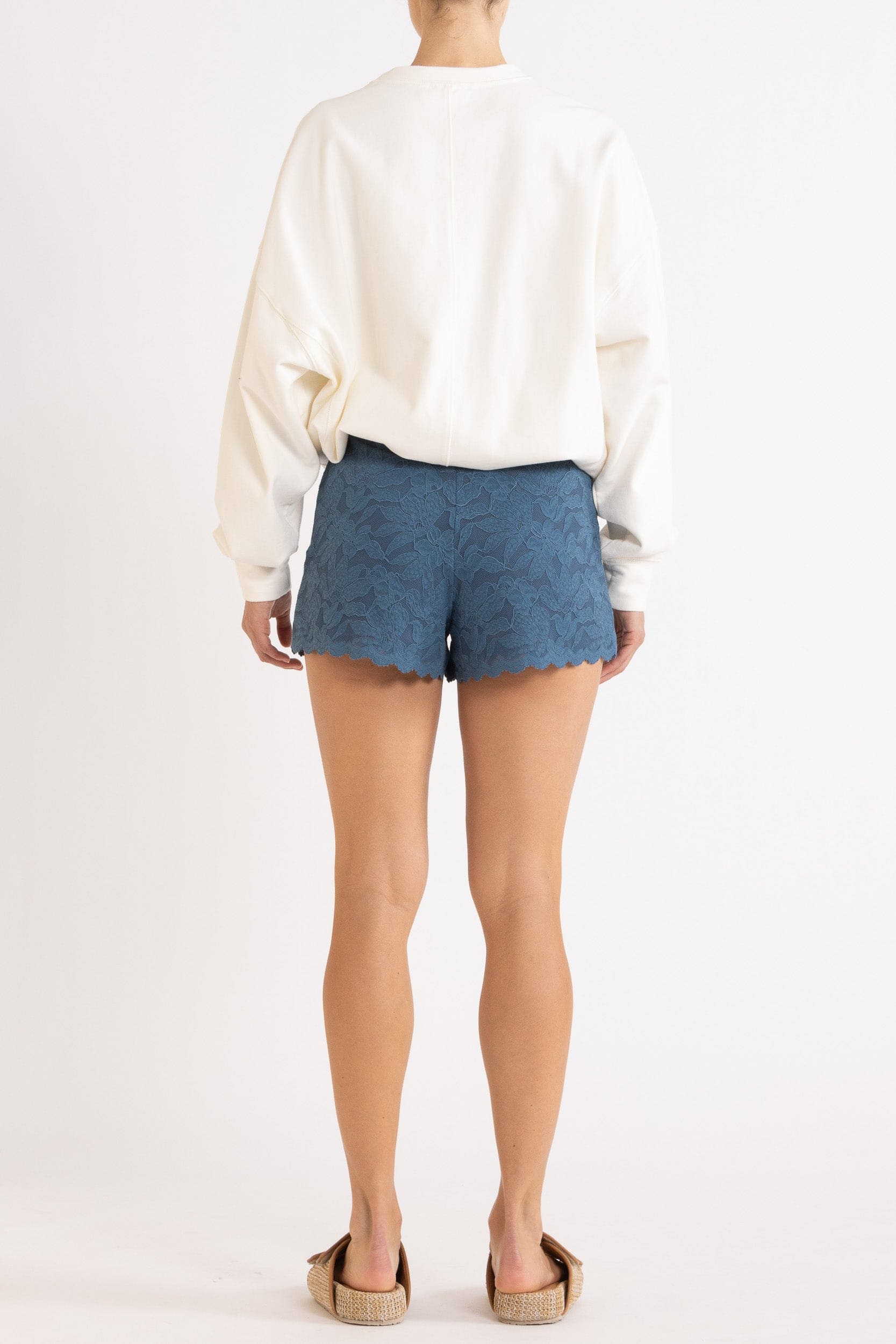 Pep Loopback Cotton Logo Sweater